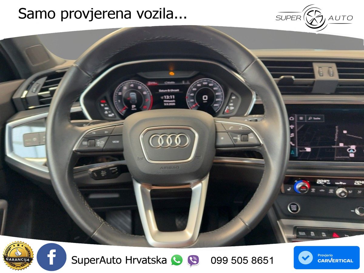 Audi Q3 Sportback 45 TFSI (245 KS) quattro S tronic S line LED+GR SJED+ACC