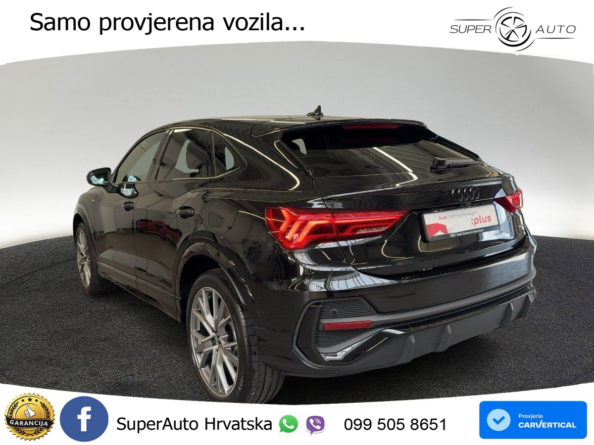 Audi Q3 Sportback 45 TFSI (245 KS) quattro S tronic S line LED+GR SJED+ACC