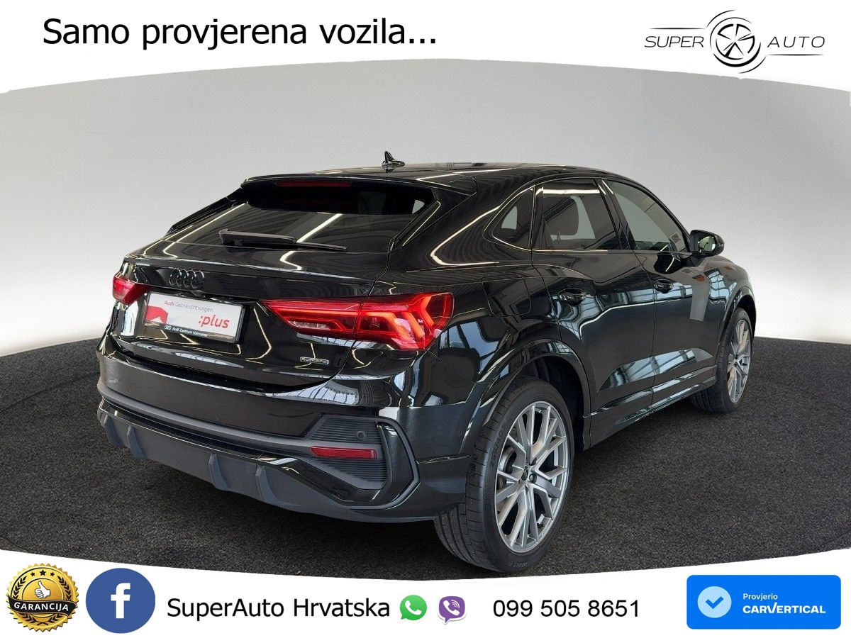 Audi Q3 Sportback 45 TFSI (245 KS) quattro S tronic S line LED+GR SJED+ACC