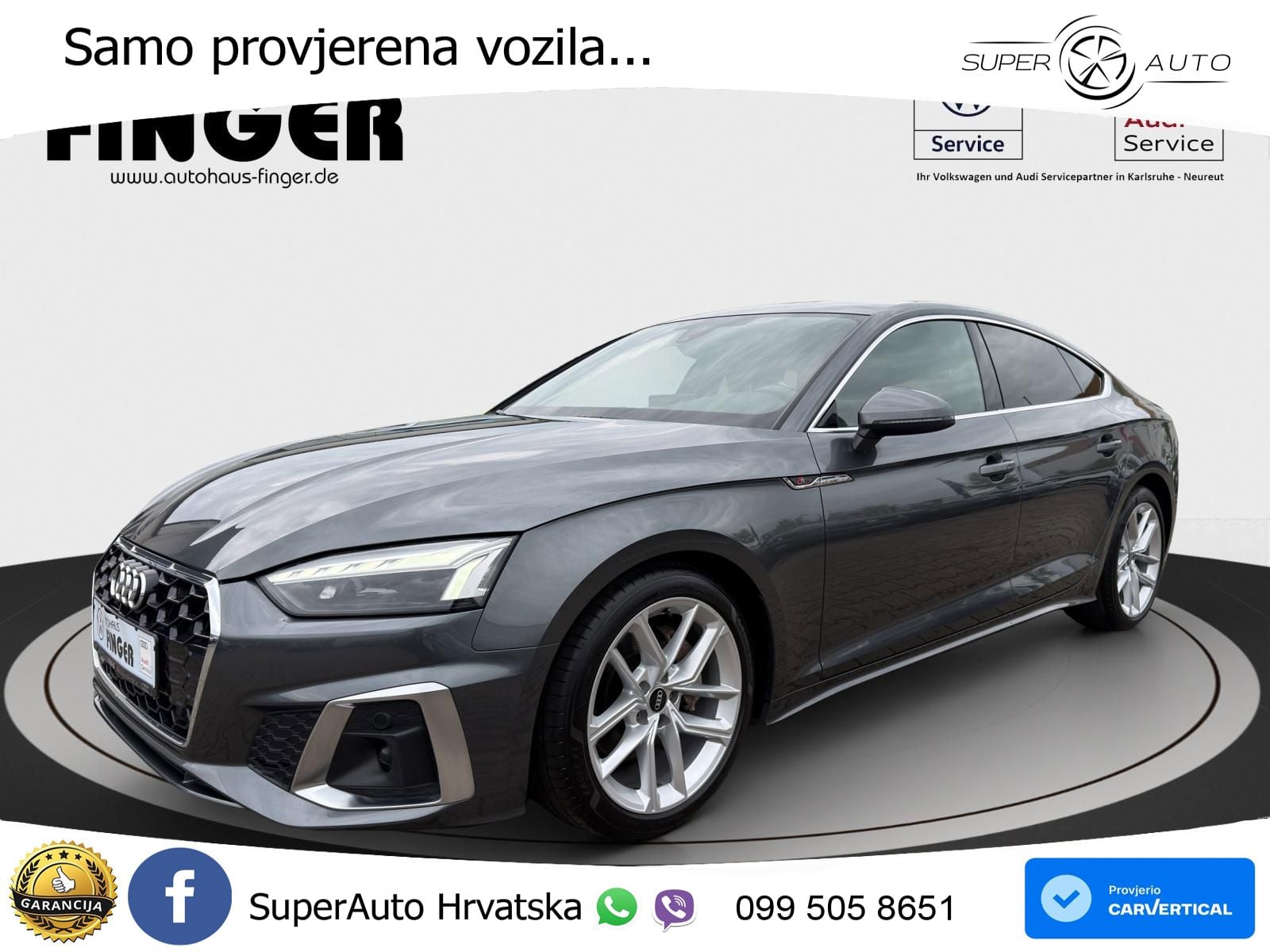 Audi A5 Sportback 40 TDI (204 KS) S tronic S line LED+GR SJED+ACC