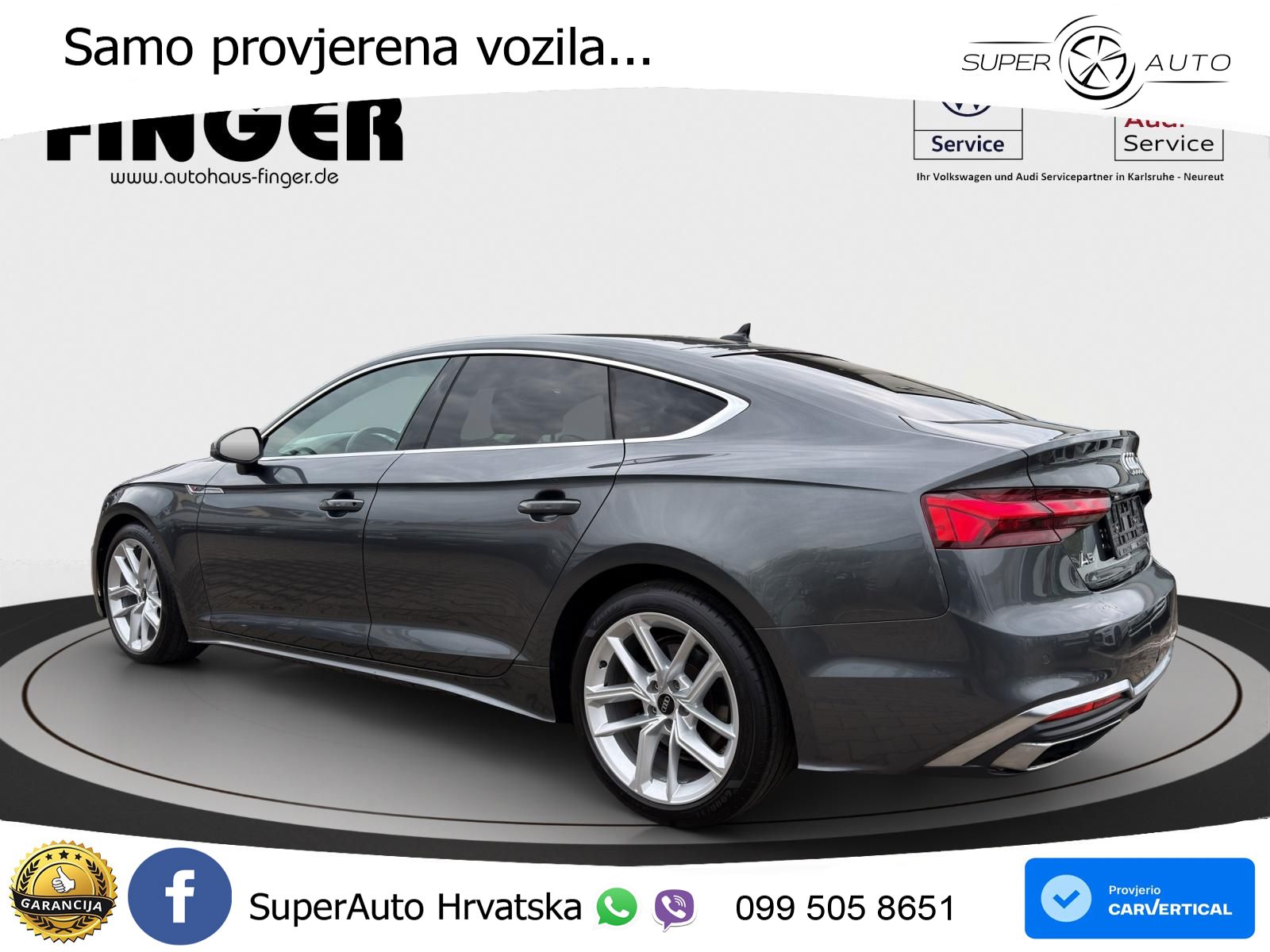 Audi A5 Sportback 40 TDI (204 KS) S tronic S line LED+GR SJED+ACC