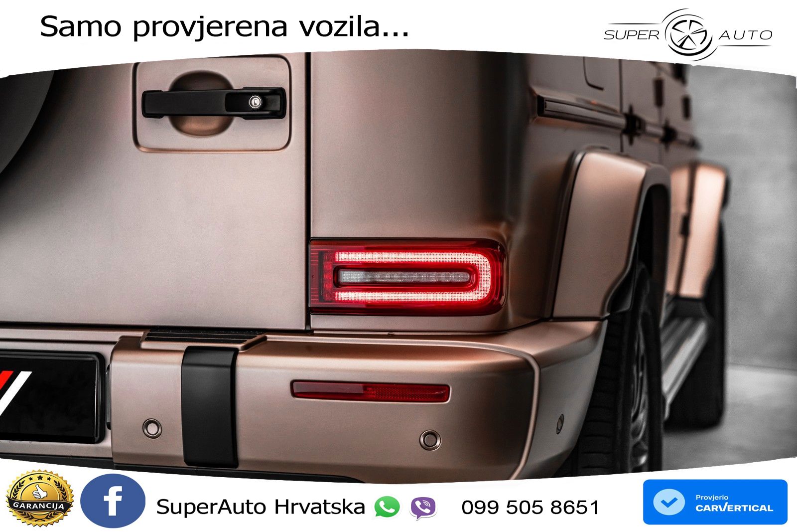 Mercedes G 500 Long V8 (422 KS) 4MATIC 9G-TRONIC LED+GR SJED+ACC