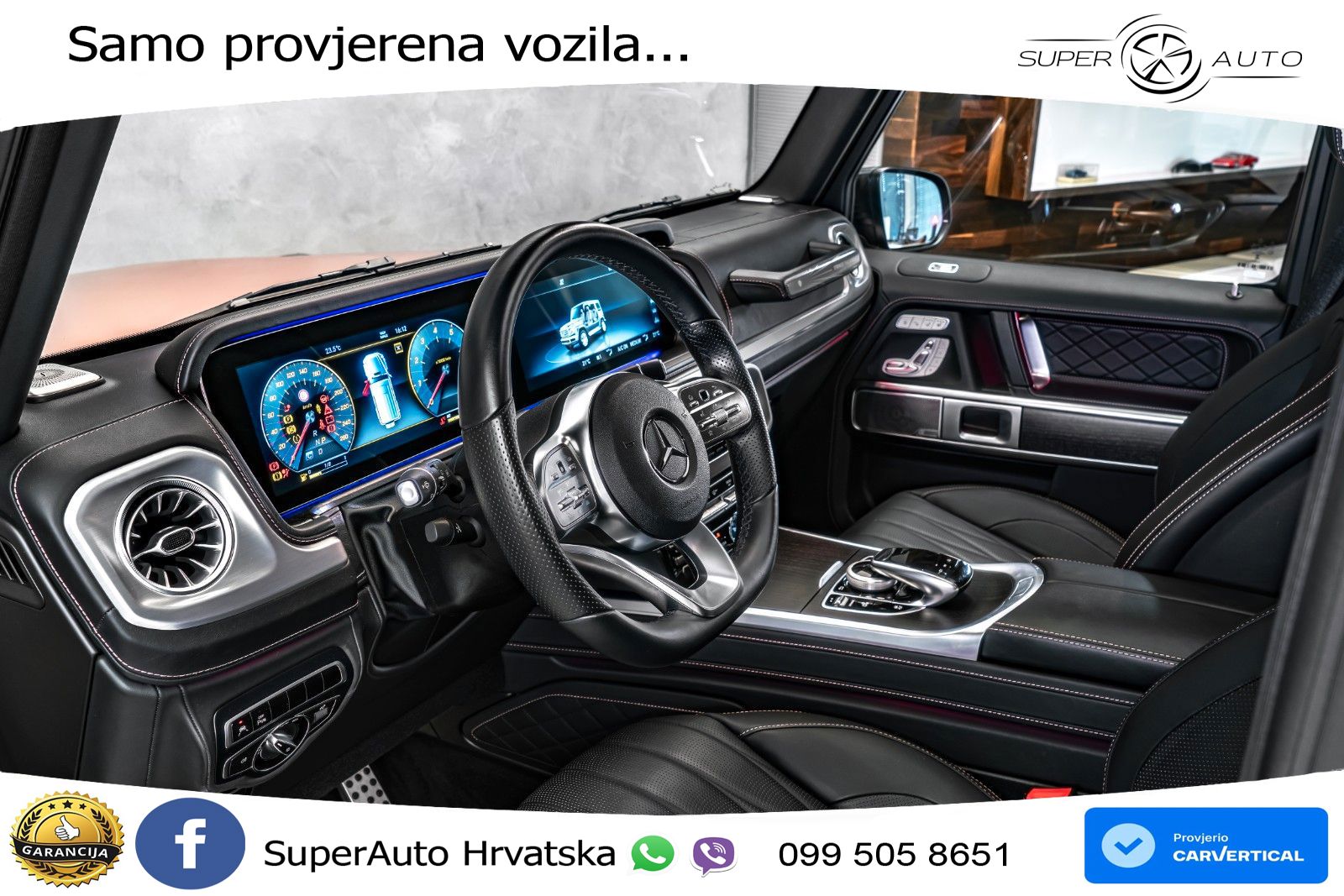 Mercedes G 500 Long V8 (422 KS) 4MATIC 9G-TRONIC LED+GR SJED+ACC