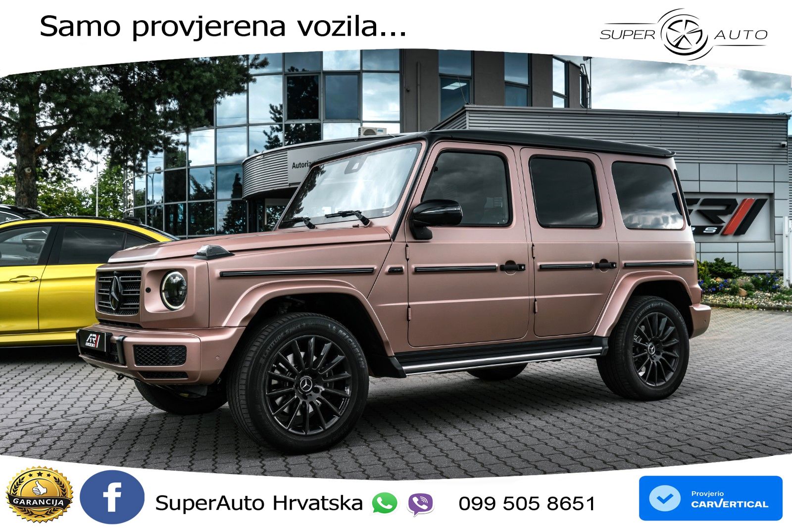 Mercedes G 500 Long V8 (422 KS) 4MATIC 9G-TRONIC LED+GR SJED+ACC