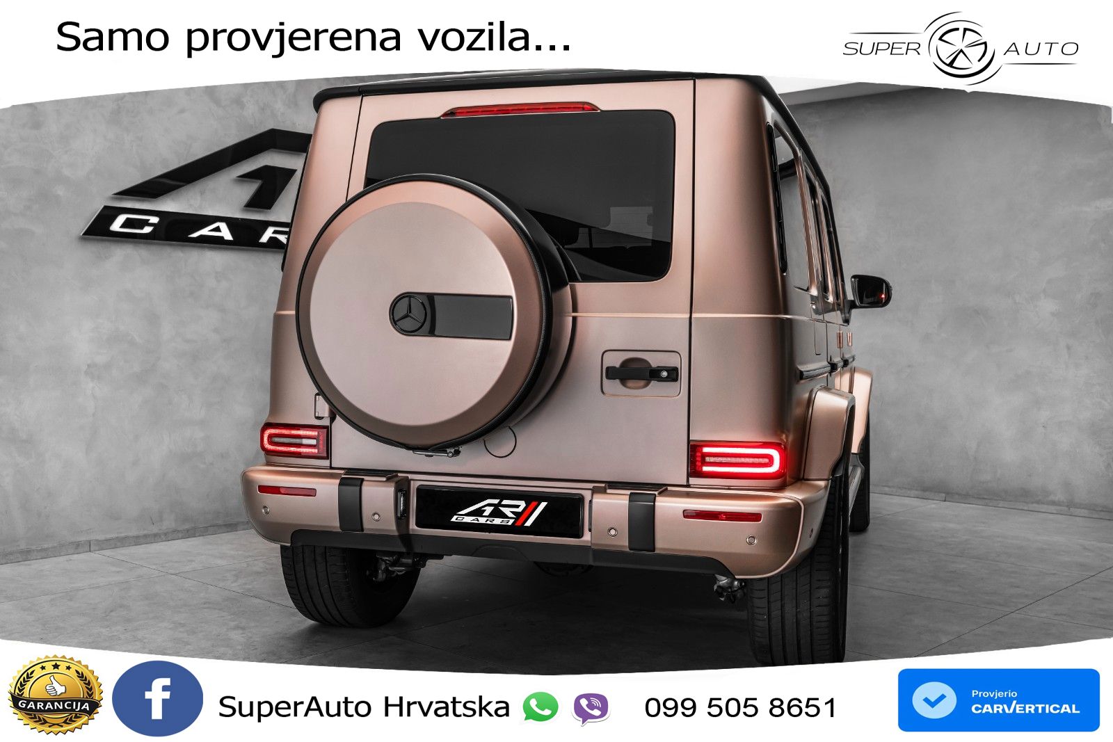 Mercedes G 500 Long V8 (422 KS) 4MATIC 9G-TRONIC LED+GR SJED+ACC
