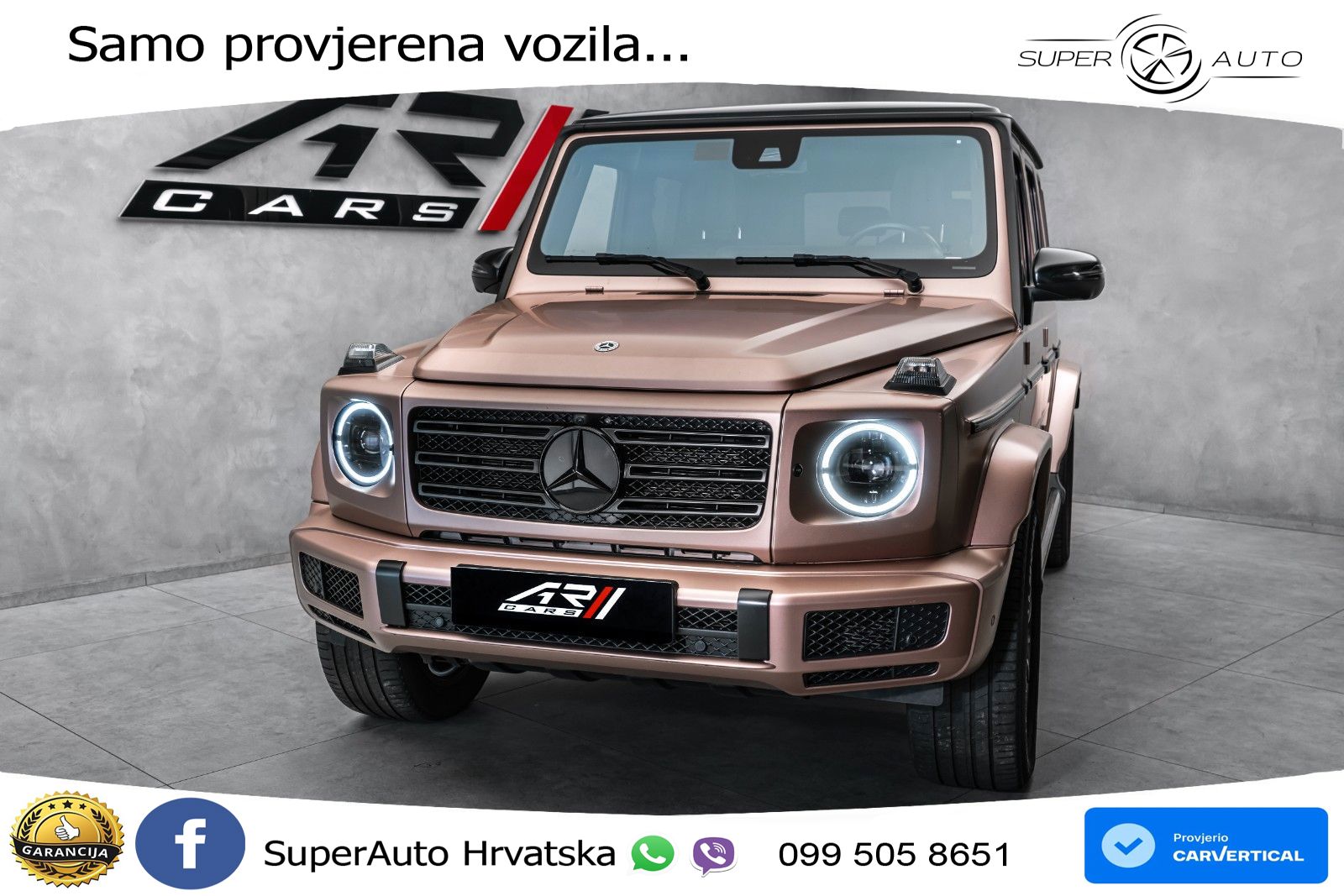 Mercedes G 500 Long V8 (422 KS) 4MATIC 9G-TRONIC LED+GR SJED+ACC
