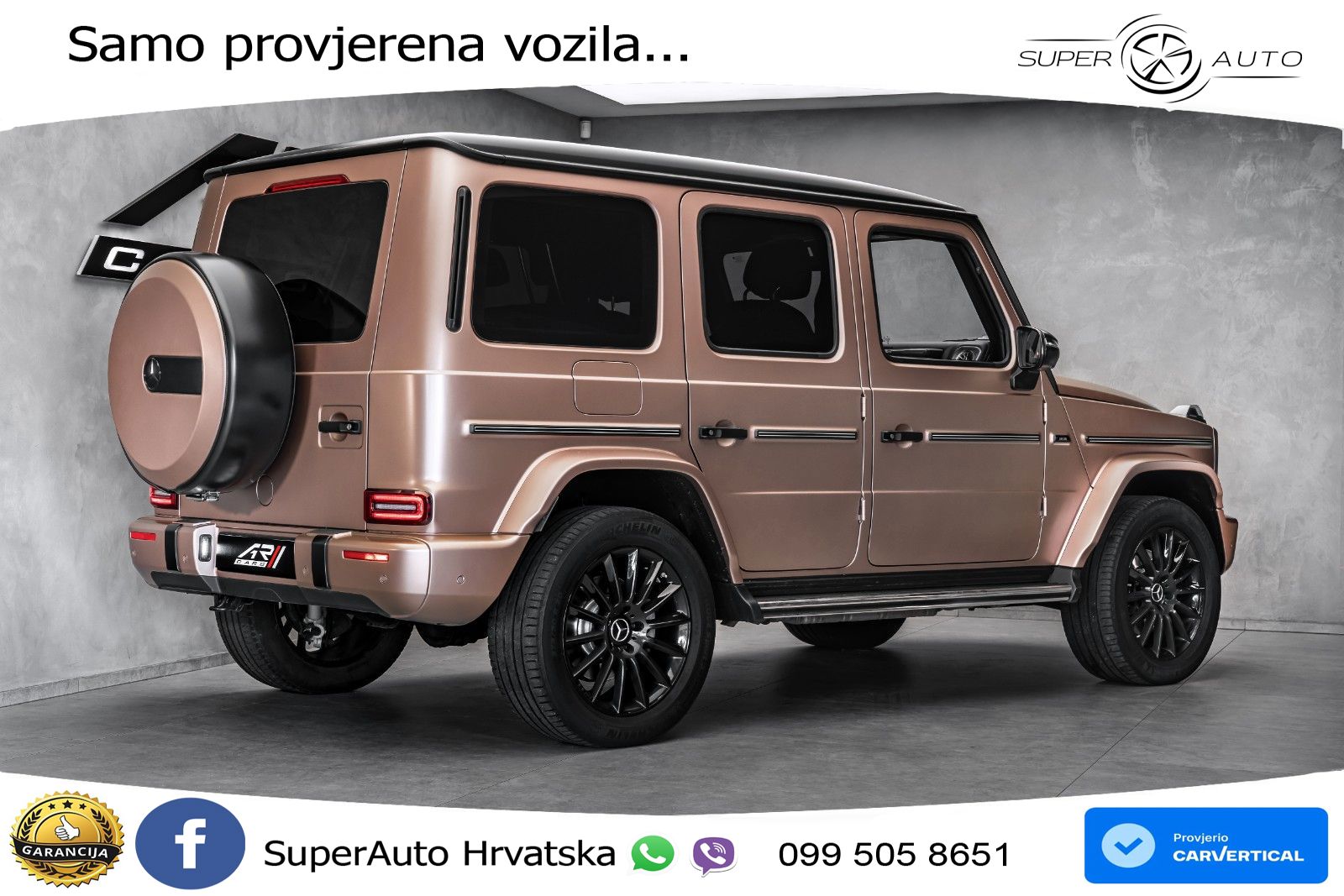Mercedes G 500 Long V8 (422 KS) 4MATIC 9G-TRONIC LED+GR SJED+ACC