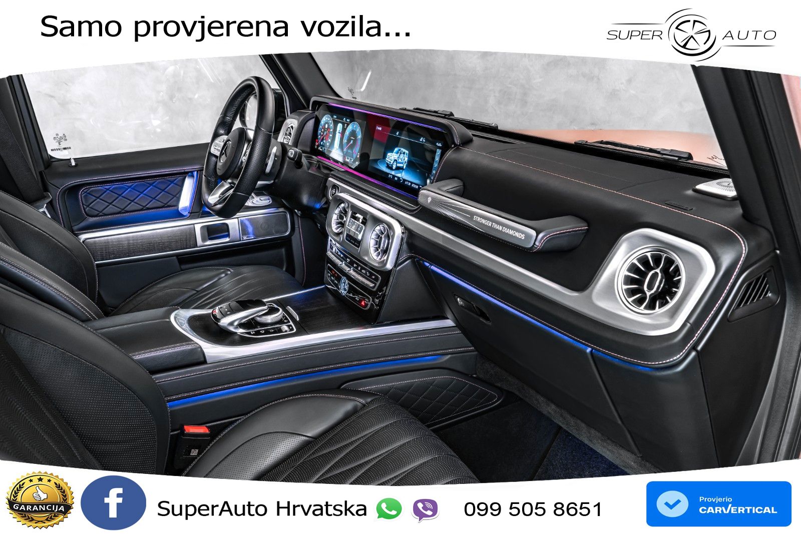 Mercedes G 500 Long V8 (422 KS) 4MATIC 9G-TRONIC LED+GR SJED+ACC