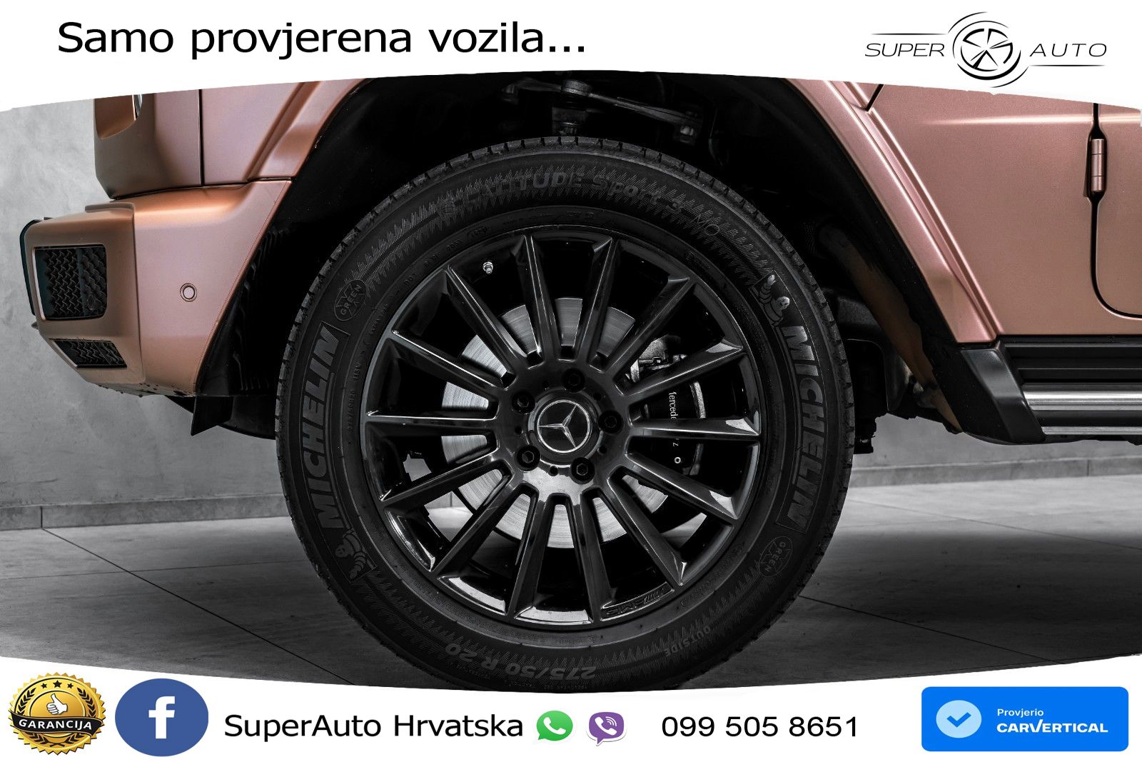 Mercedes G 500 Long V8 (422 KS) 4MATIC 9G-TRONIC LED+GR SJED+ACC