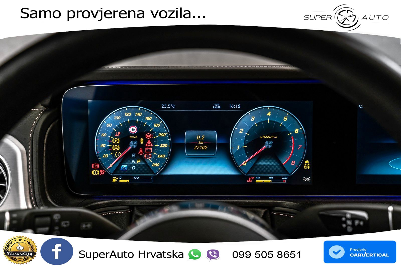 Mercedes G 500 Long V8 (422 KS) 4MATIC 9G-TRONIC LED+GR SJED+ACC