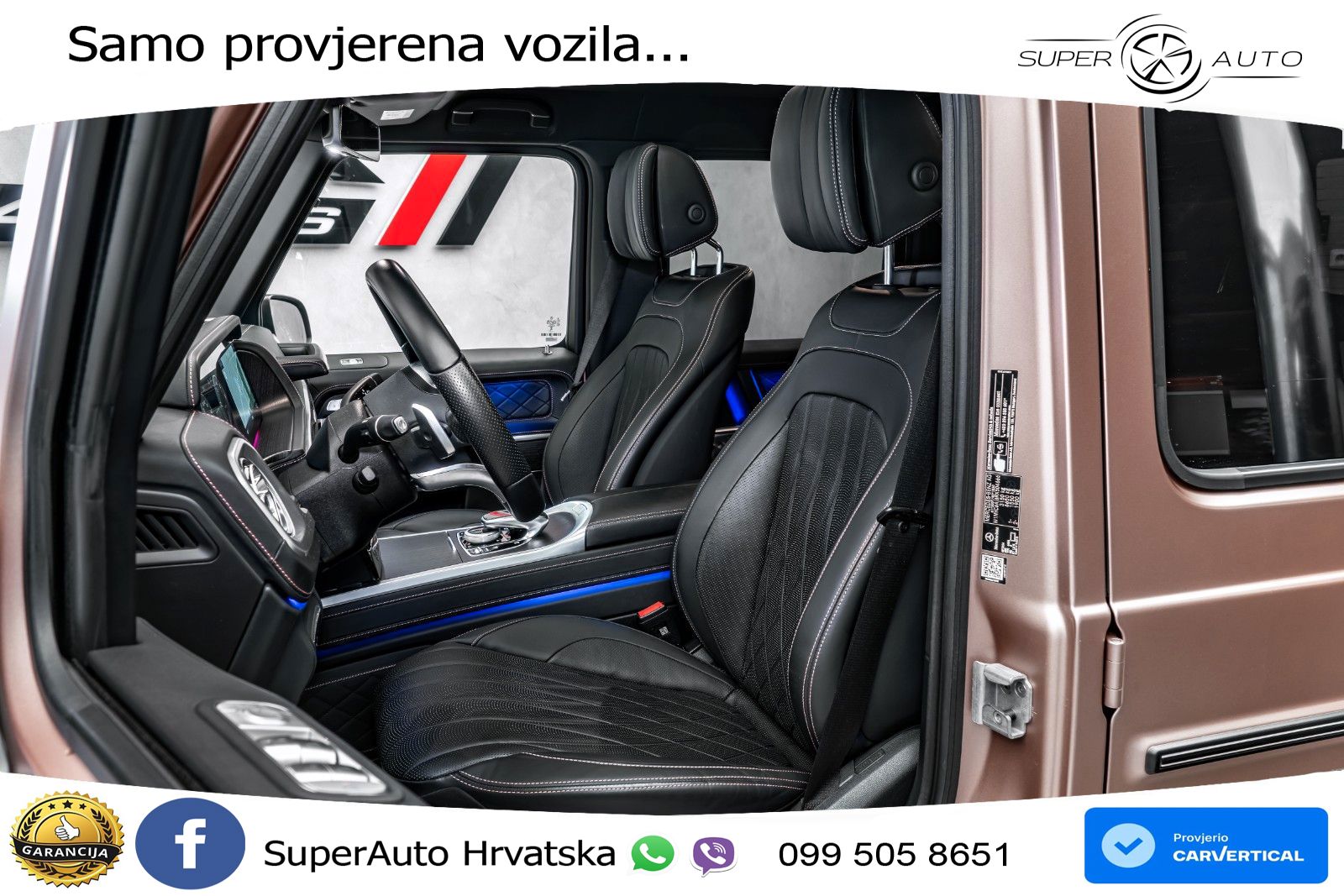Mercedes G 500 Long V8 (422 KS) 4MATIC 9G-TRONIC LED+GR SJED+ACC