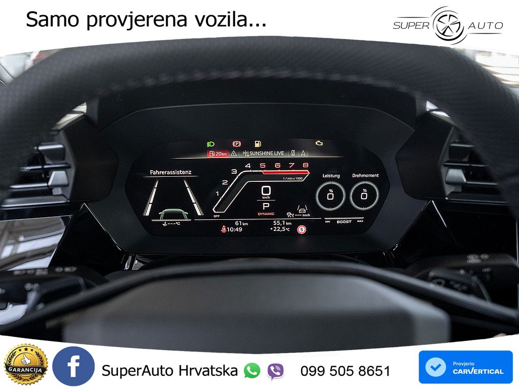 Audi RS3 Sedan 2.5 TFSI (400 KS) quattro S tronic MATRIX+GR SJED+KAM