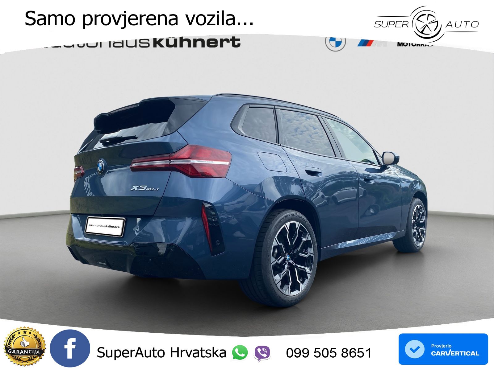 BMW X3 40d xDrive Steptronic M Sport LED+GR SJED+ACC