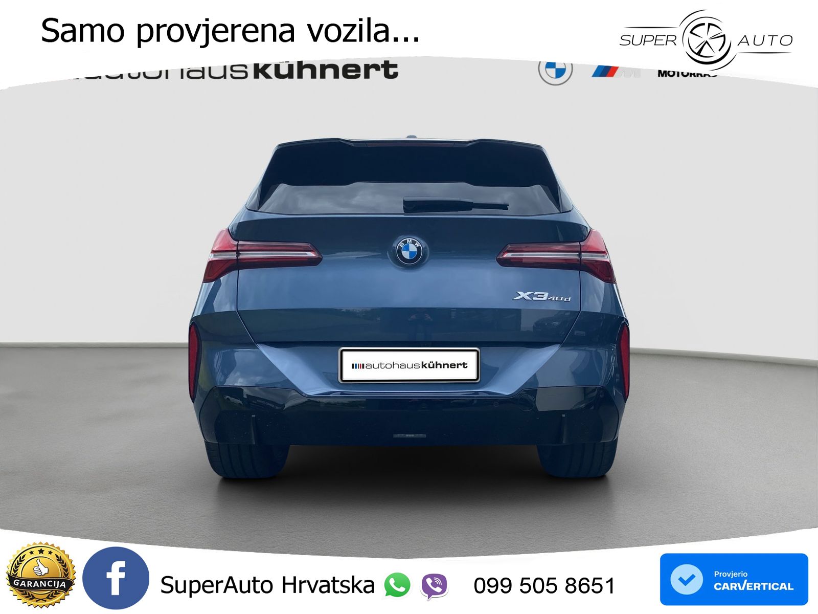 BMW X3 40d xDrive Steptronic M Sport LED+GR SJED+ACC