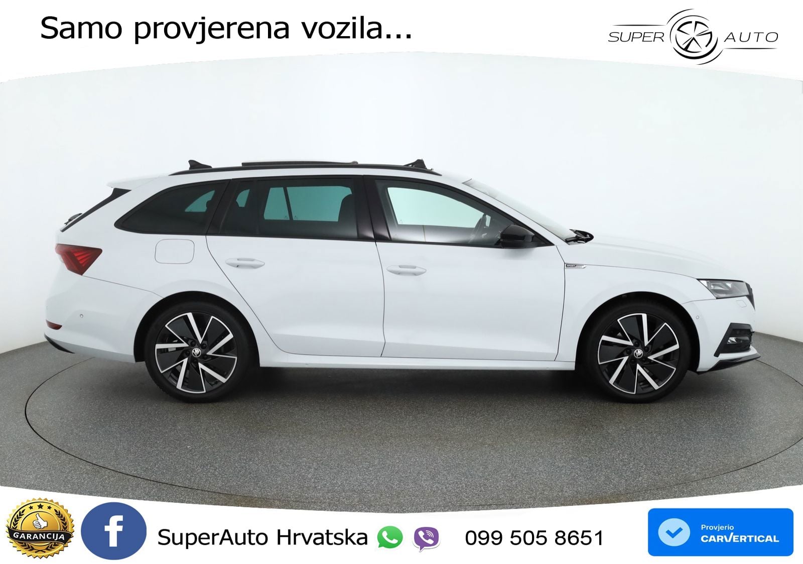 Škoda Octavia Combi 2.0 TDI (150 KS) 4x4 DSG SportLine LED+GR SJED+ACC