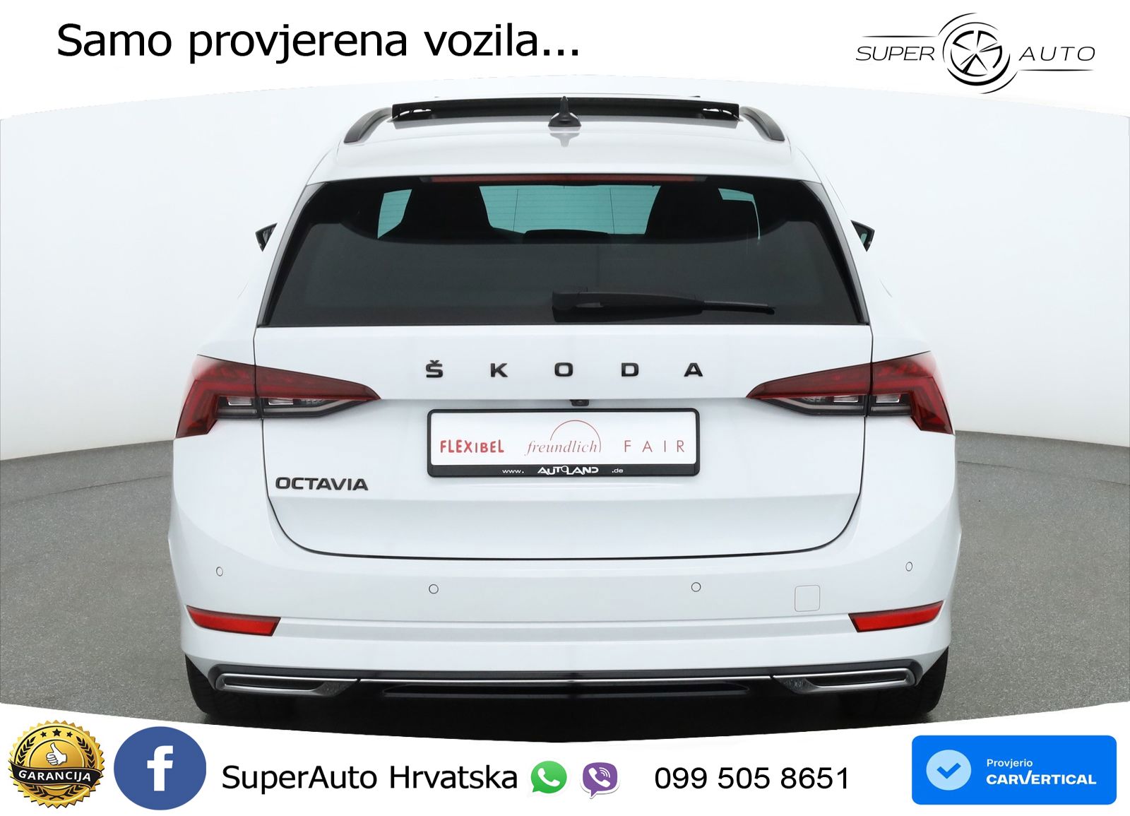 Škoda Octavia Combi 2.0 TDI (150 KS) 4x4 DSG SportLine LED+GR SJED+ACC