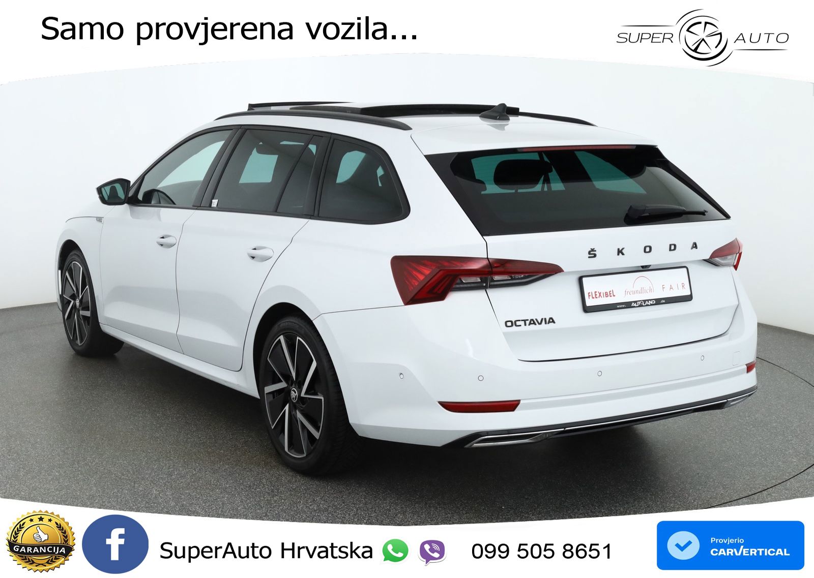 Škoda Octavia Combi 2.0 TDI (150 KS) 4x4 DSG SportLine LED+GR SJED+ACC