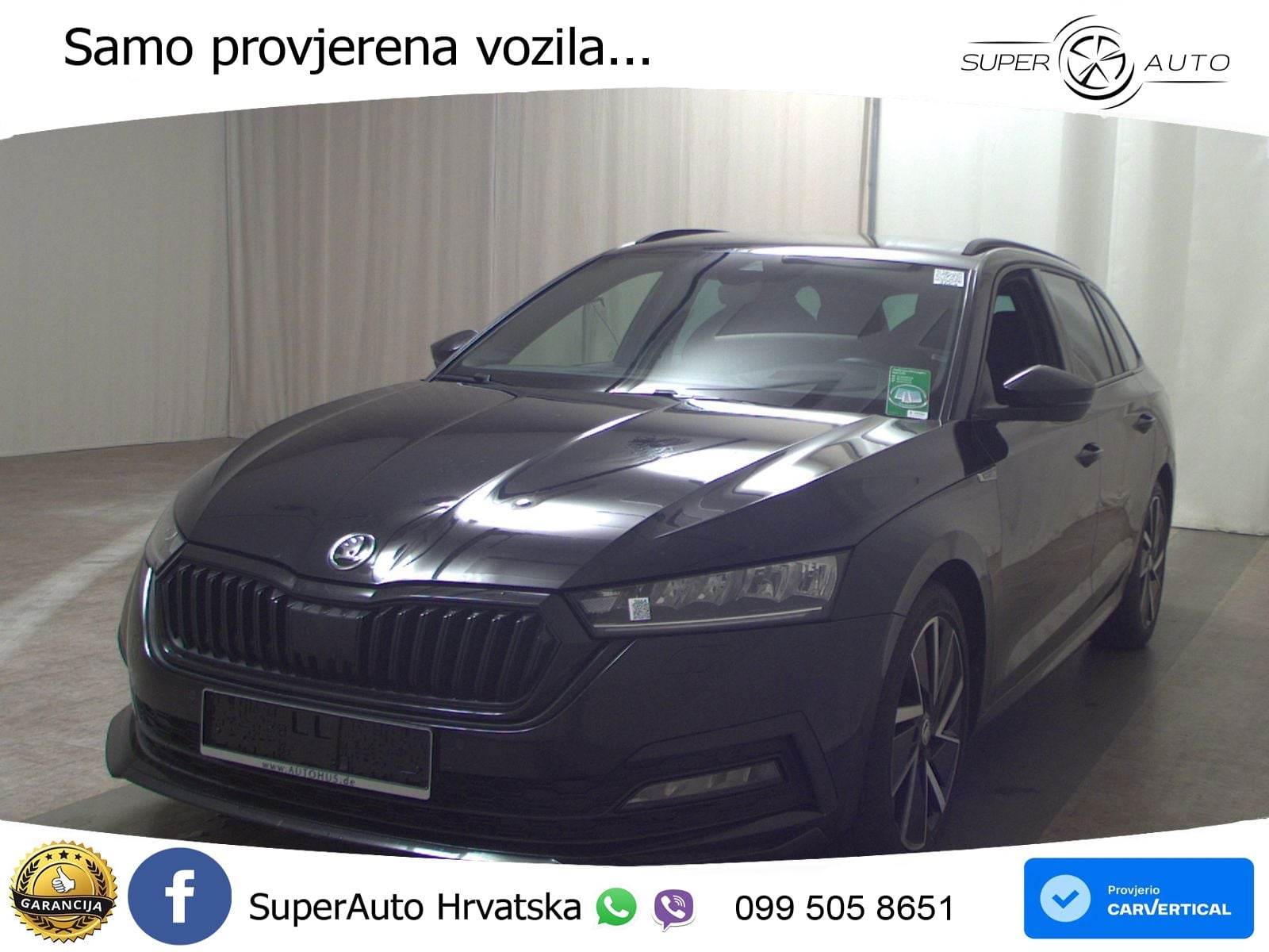 Škoda Octavia Combi 2.0 TDI (150 KS) DSG SportLine LED+GR SJED+ACC