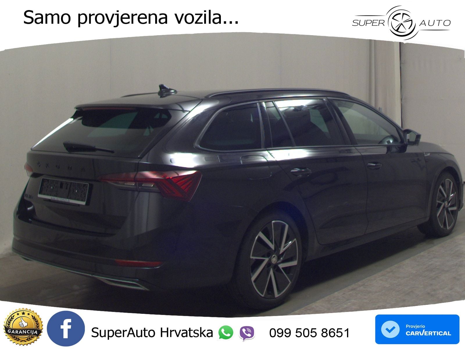 Škoda Octavia Combi 2.0 TDI (150 KS) DSG SportLine LED+GR SJED+ACC