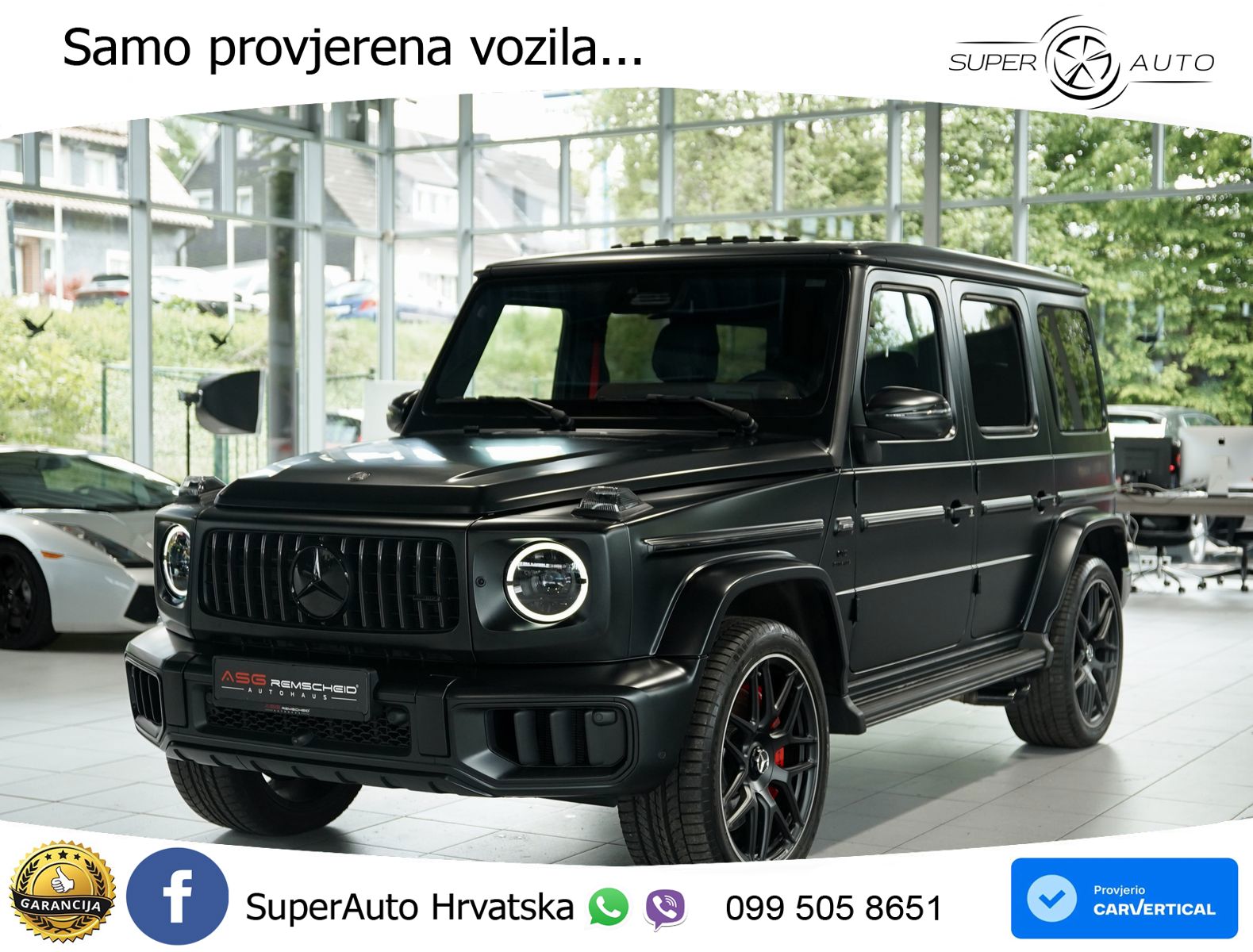 Mercedes AMG G 63 Long V8 (585 KS) 4MATIC 9G-TRONIC AMG SPEEDSHIFT TCT LED+GR SJED+ACC