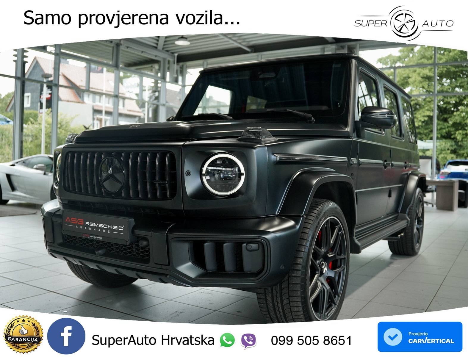 Mercedes AMG G 63 Long V8 (585 KS) 4MATIC 9G-TRONIC AMG SPEEDSHIFT TCT LED+GR SJED+ACC