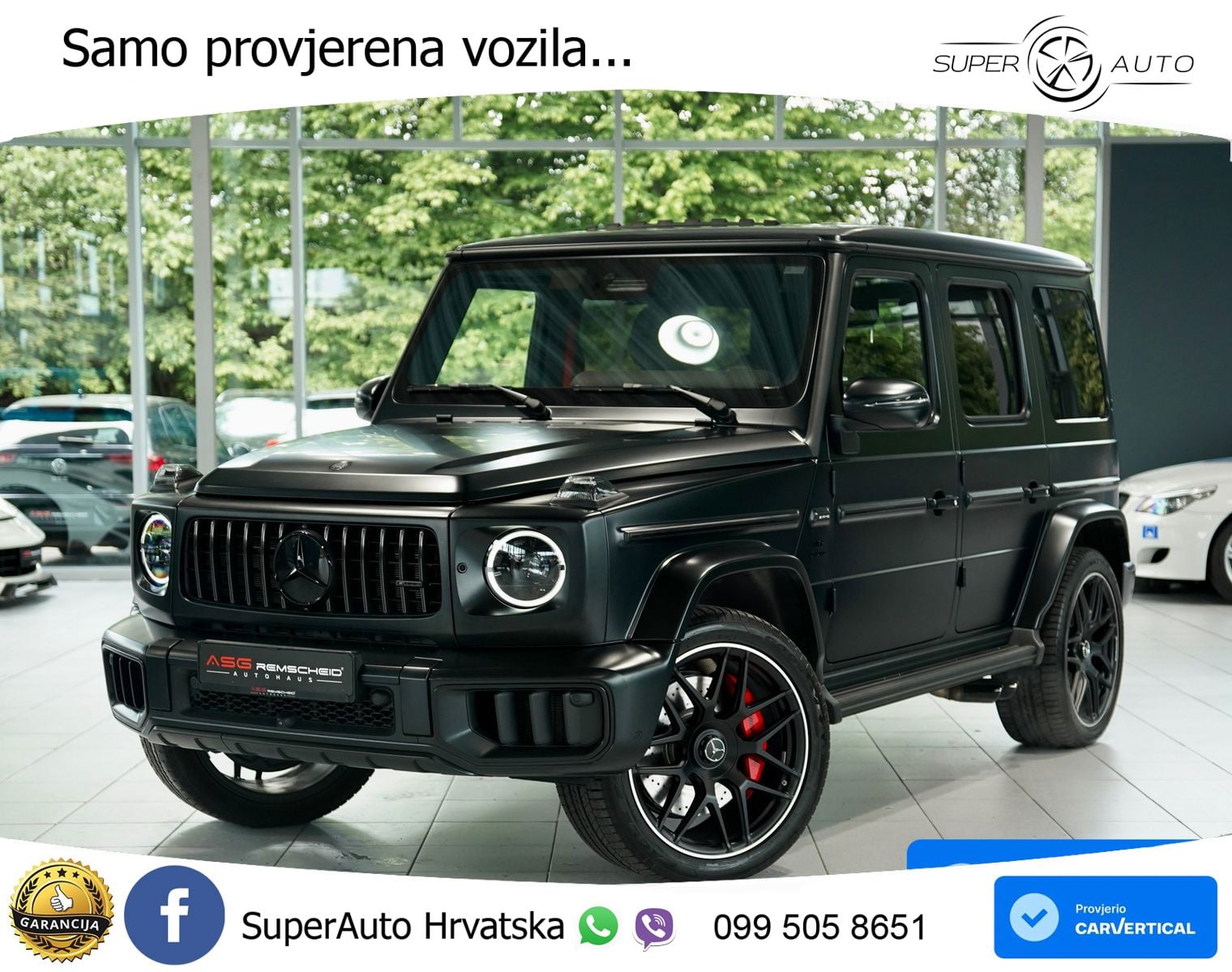 Mercedes AMG G 63 Long V8 (585 KS) 4MATIC 9G-TRONIC AMG SPEEDSHIFT TCT LED+GR SJED+ACC