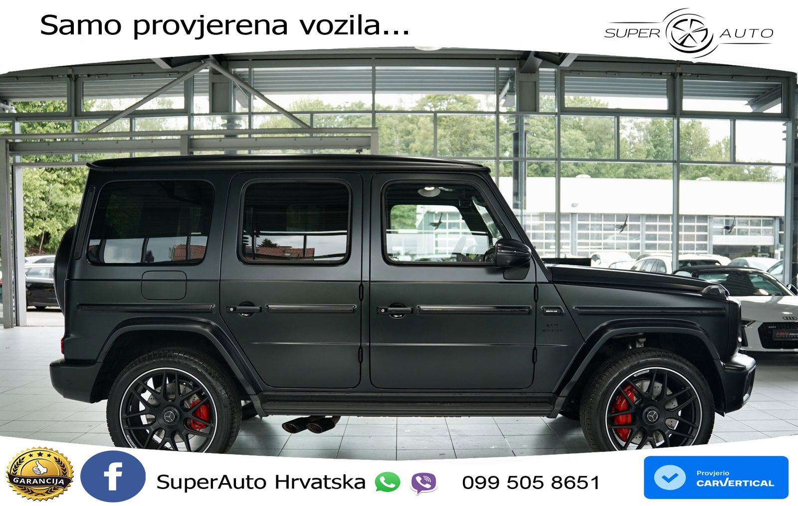 Mercedes AMG G 63 Long V8 (585 KS) 4MATIC 9G-TRONIC AMG SPEEDSHIFT TCT LED+GR SJED+ACC