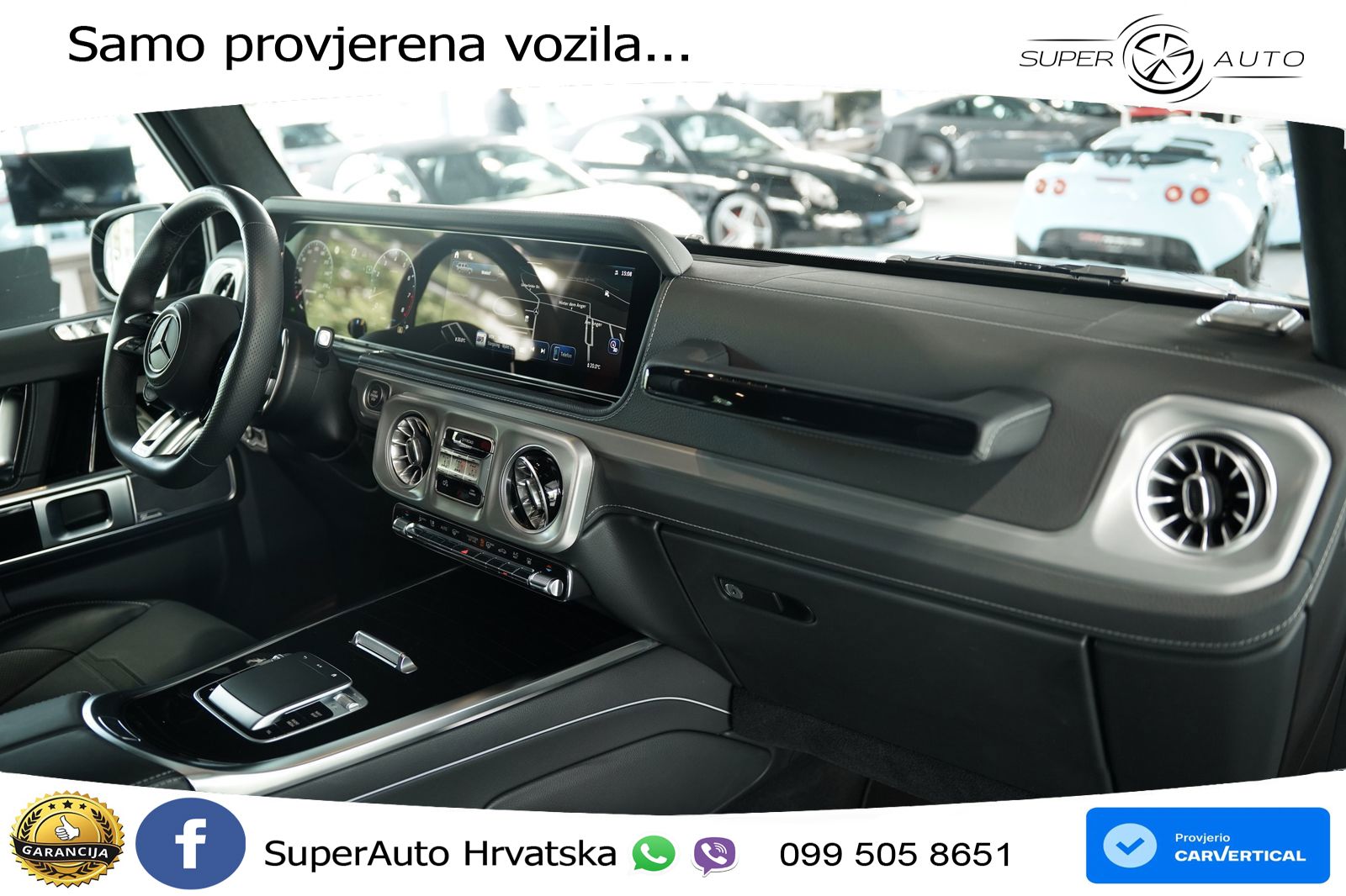 Mercedes AMG G 63 Long V8 (585 KS) 4MATIC 9G-TRONIC AMG SPEEDSHIFT TCT LED+GR SJED+ACC