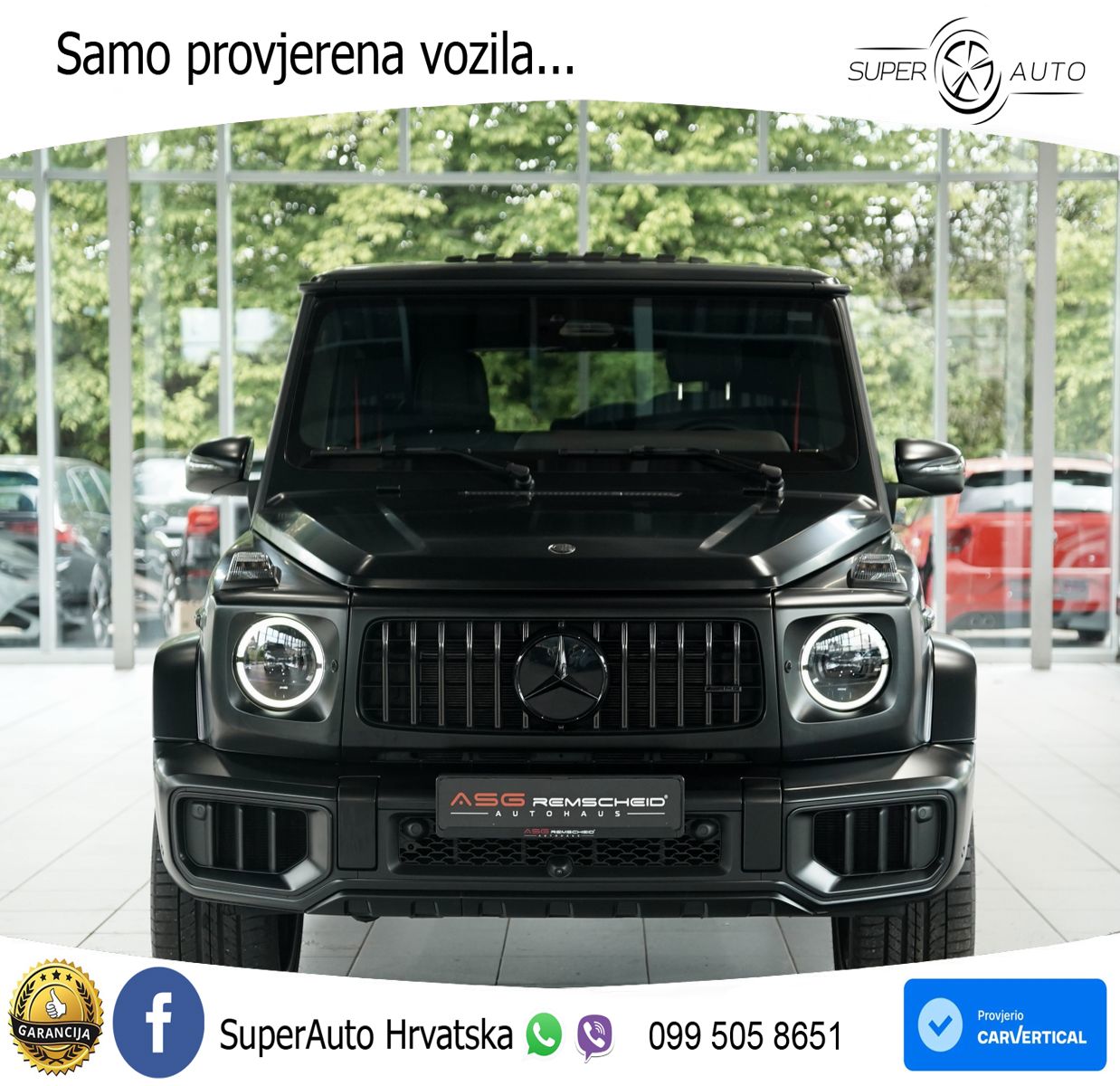 Mercedes AMG G 63 Long V8 (585 KS) 4MATIC 9G-TRONIC AMG SPEEDSHIFT TCT LED+GR SJED+ACC