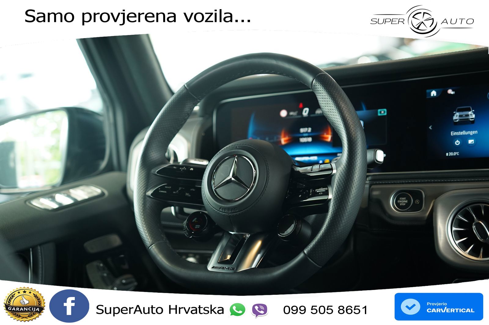 Mercedes AMG G 63 Long V8 (585 KS) 4MATIC 9G-TRONIC AMG SPEEDSHIFT TCT LED+GR SJED+ACC