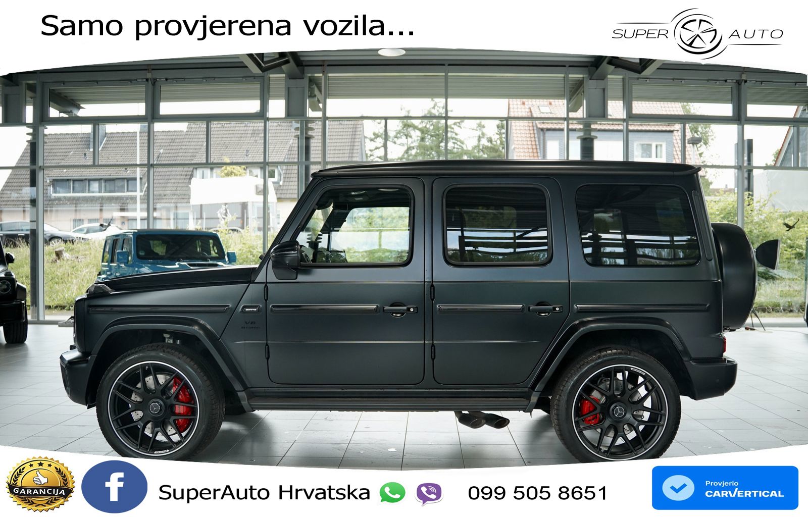 Mercedes AMG G 63 Long V8 (585 KS) 4MATIC 9G-TRONIC AMG SPEEDSHIFT TCT LED+GR SJED+ACC