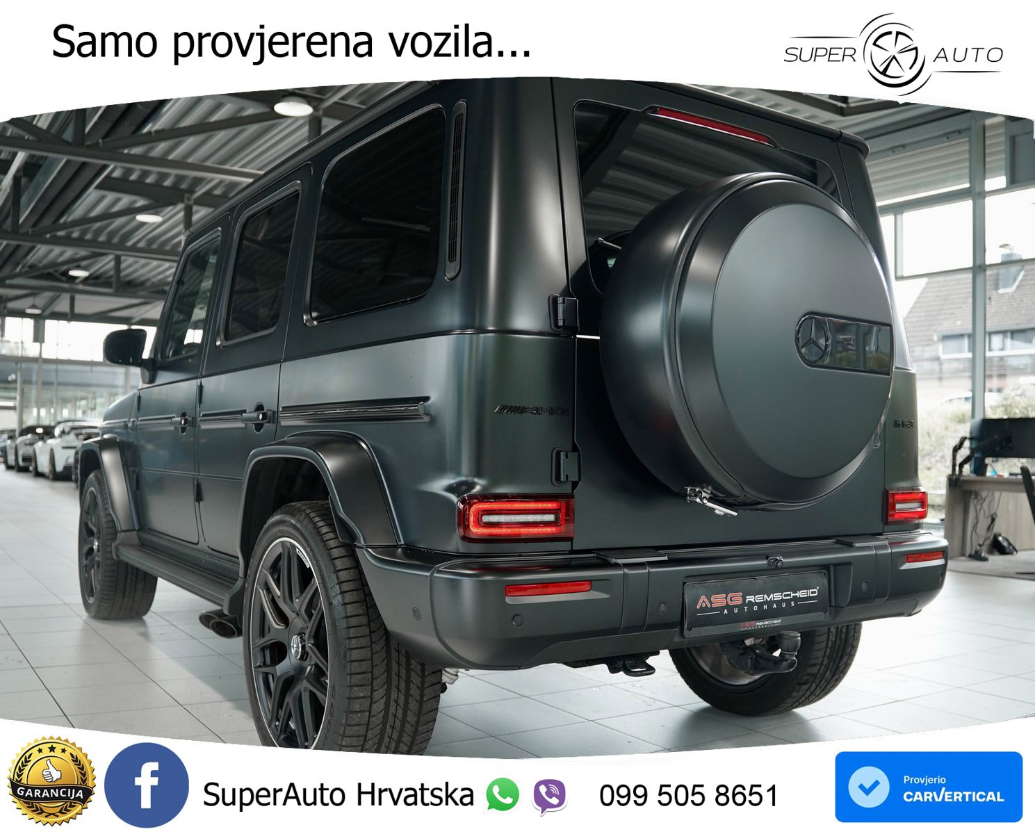 Mercedes AMG G 63 Long V8 (585 KS) 4MATIC 9G-TRONIC AMG SPEEDSHIFT TCT LED+GR SJED+ACC
