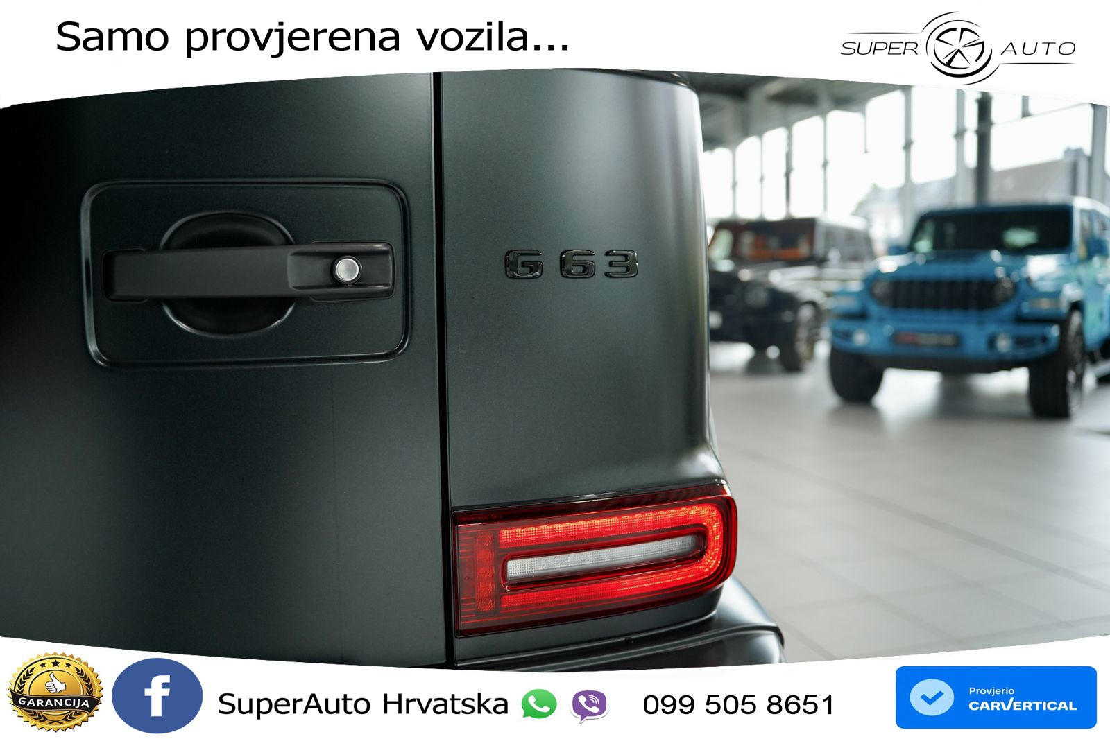 Mercedes AMG G 63 Long V8 (585 KS) 4MATIC 9G-TRONIC AMG SPEEDSHIFT TCT LED+GR SJED+ACC