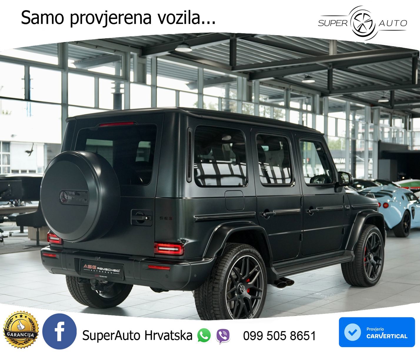 Mercedes AMG G 63 Long V8 (585 KS) 4MATIC 9G-TRONIC AMG SPEEDSHIFT TCT LED+GR SJED+ACC