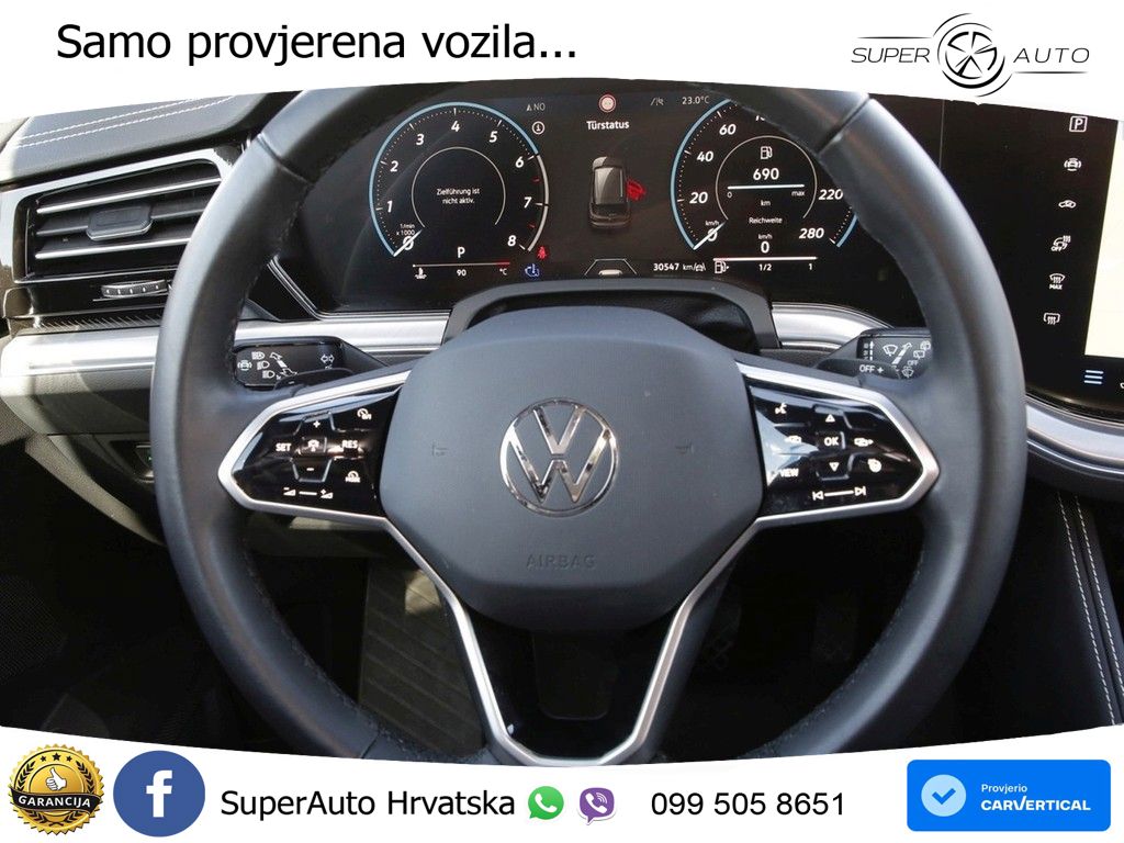 Volkswagen Touareg 3.0 V6 TSI (340 KS) 4MOTION Tiptronic ZRAČNI+ACC+GR SJED+KAM+PANO