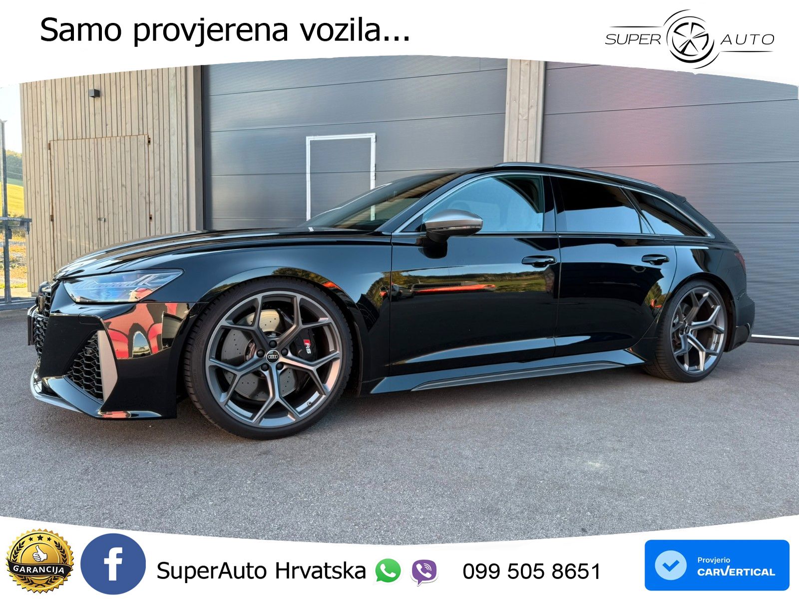 Audi RS6 Avant 4.0 TFSI V8 performance (630 KS)  quattro tiptronic ZRAČNI+ACC+GR SJED+KAM+PANO