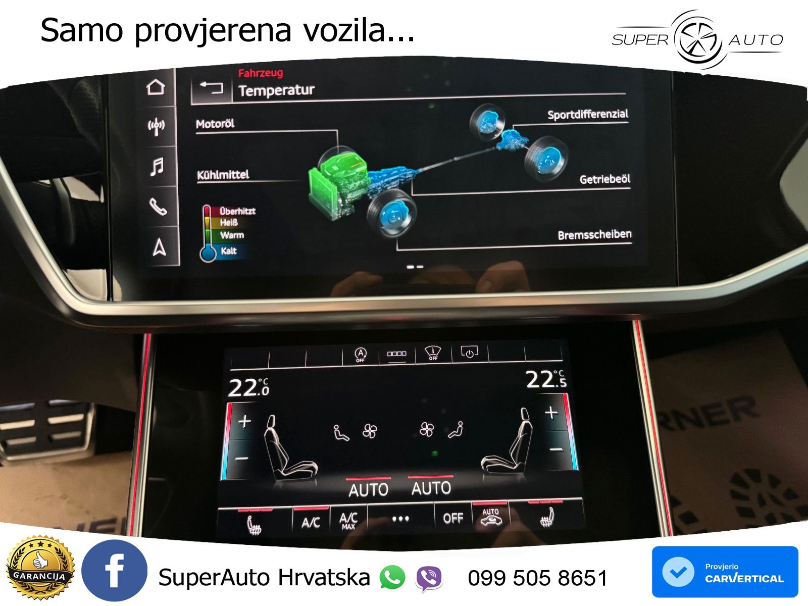Audi RS6 Avant 4.0 TFSI V8 performance (630 KS)  quattro tiptronic ZRAČNI+ACC+GR SJED+KAM+PANO