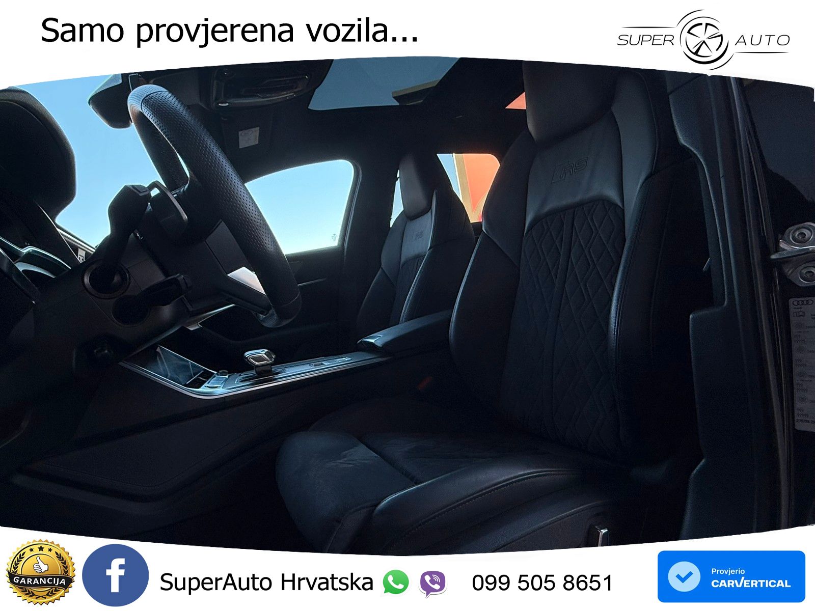Audi RS6 Avant 4.0 TFSI V8 performance (630 KS)  quattro tiptronic ZRAČNI+ACC+GR SJED+KAM+PANO