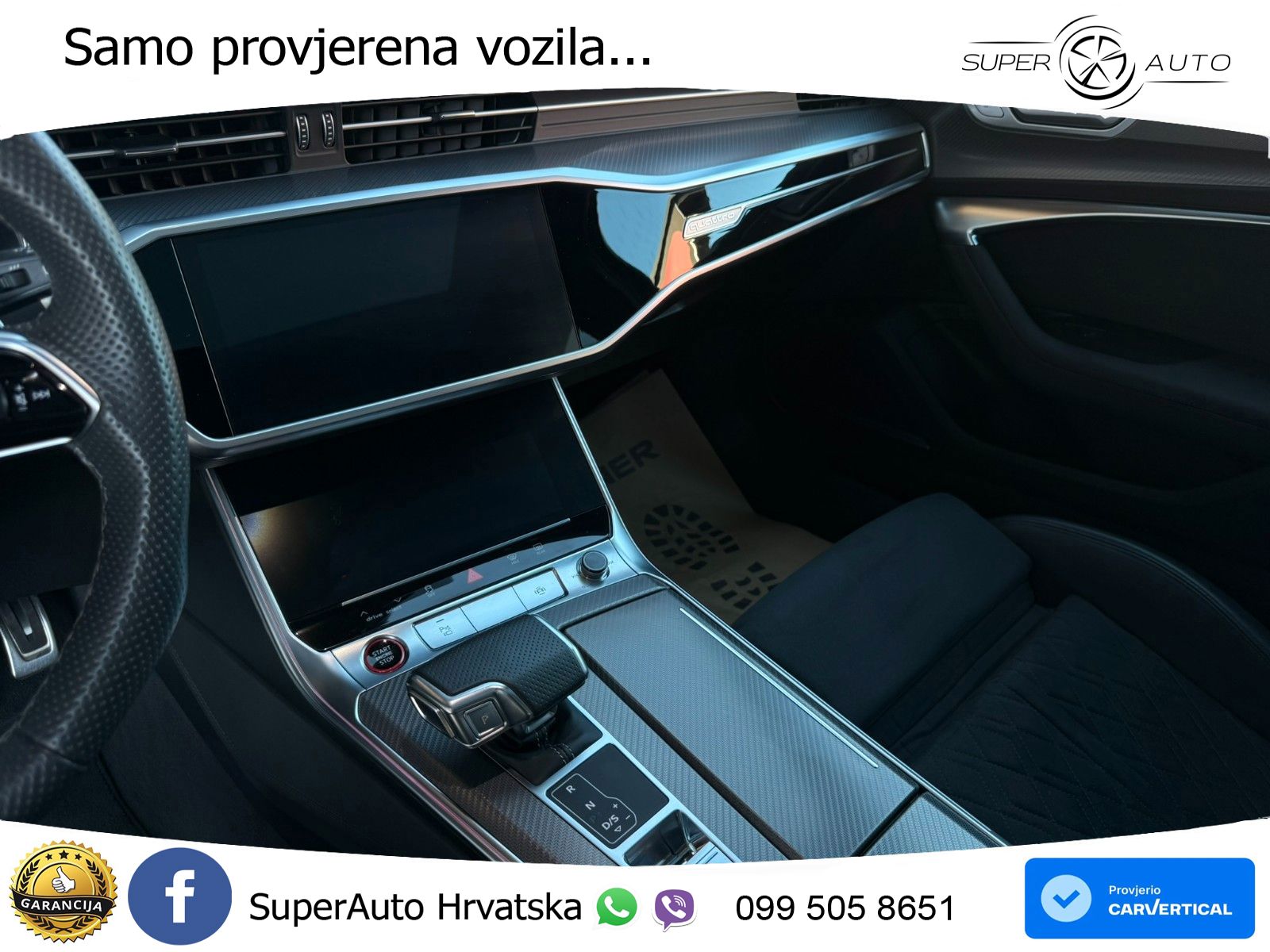 Audi RS6 Avant 4.0 TFSI V8 performance (630 KS)  quattro tiptronic ZRAČNI+ACC+GR SJED+KAM+PANO