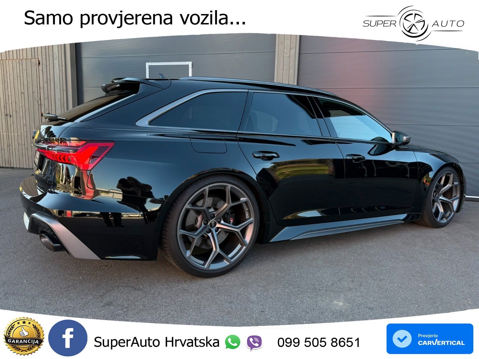 Audi RS6 Avant 4.0 TFSI V8 performance (630 KS)  quattro tiptronic ZRAČNI+ACC+GR SJED+KAM+PANO