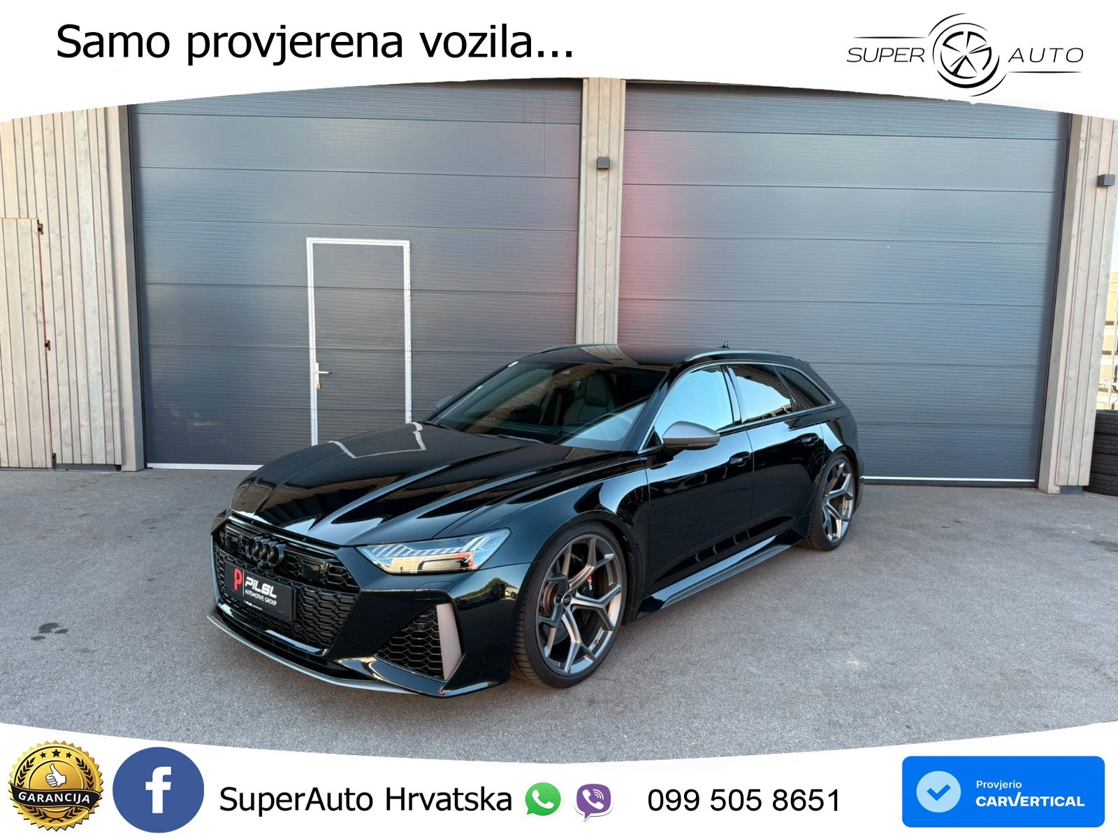 Audi RS6 Avant 4.0 TFSI V8 performance (630 KS)  quattro tiptronic ZRAČNI+ACC+GR SJED+KAM+PANO