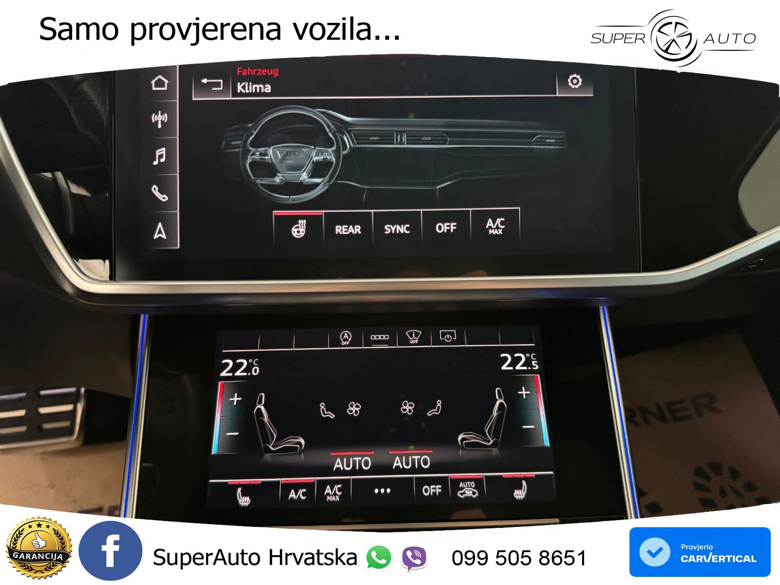 Audi RS6 Avant 4.0 TFSI V8 performance (630 KS)  quattro tiptronic ZRAČNI+ACC+GR SJED+KAM+PANO