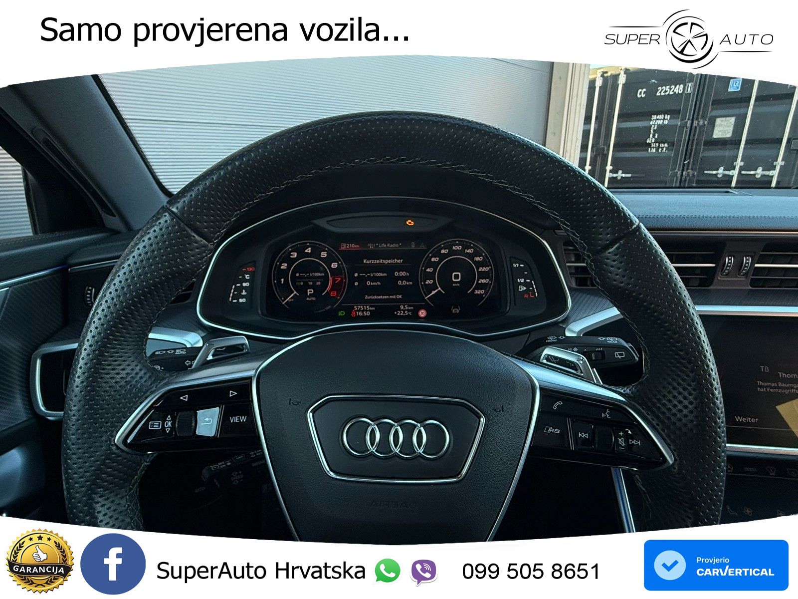 Audi RS6 Avant 4.0 TFSI V8 performance (630 KS)  quattro tiptronic ZRAČNI+ACC+GR SJED+KAM+PANO