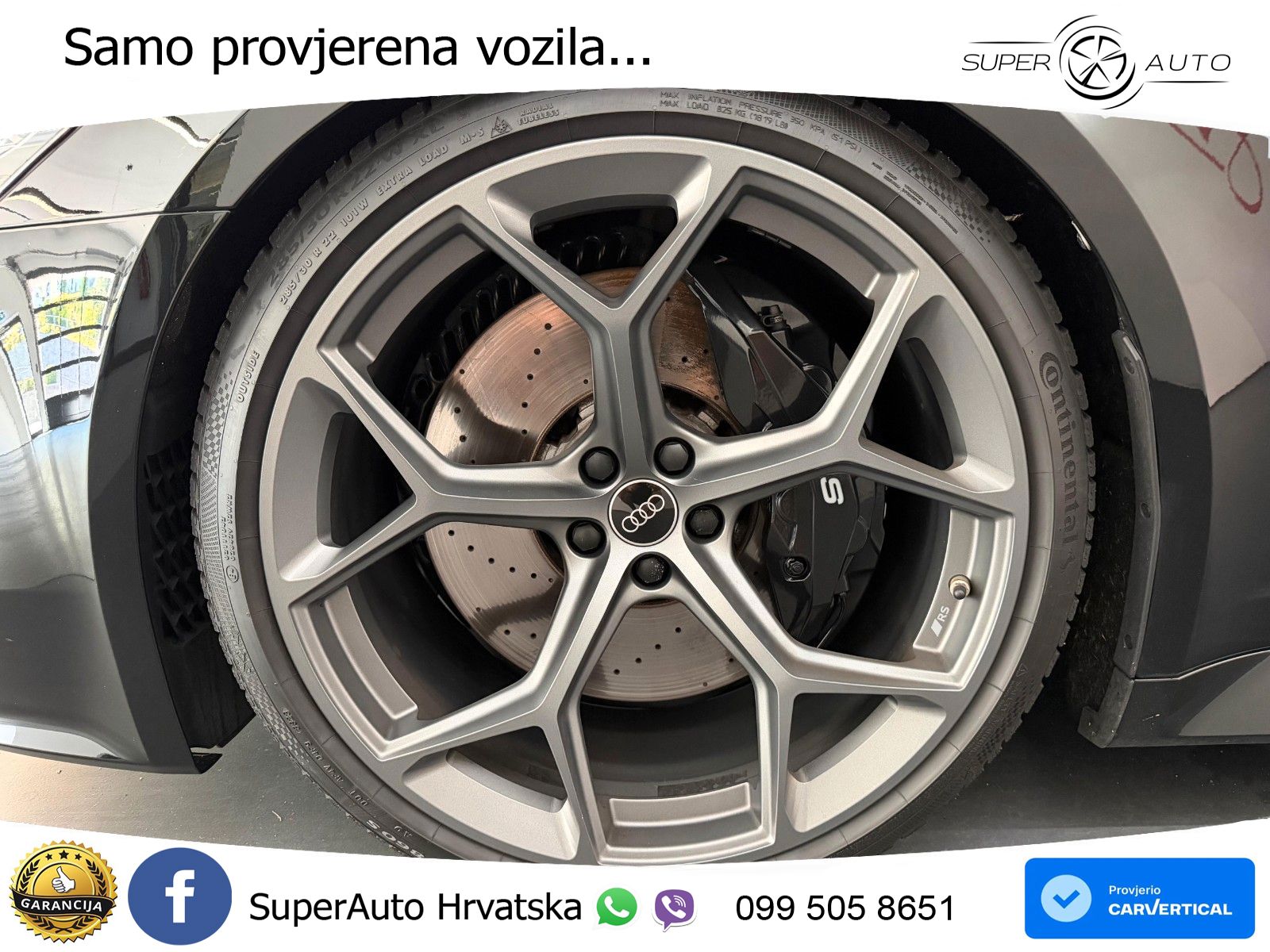 Audi RS6 Avant 4.0 TFSI V8 performance (630 KS)  quattro tiptronic ZRAČNI+ACC+GR SJED+KAM+PANO