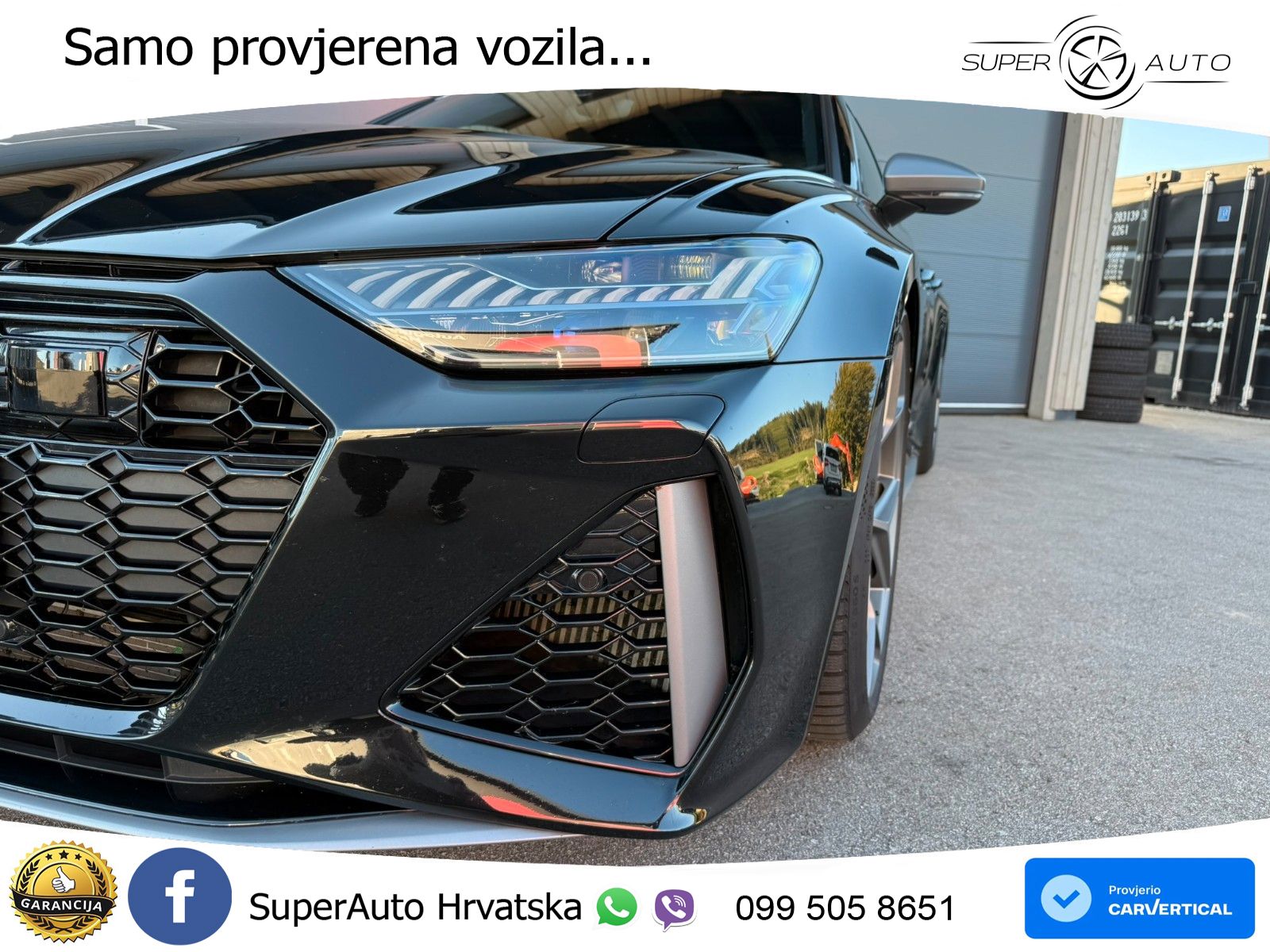 Audi RS6 Avant 4.0 TFSI V8 performance (630 KS)  quattro tiptronic ZRAČNI+ACC+GR SJED+KAM+PANO
