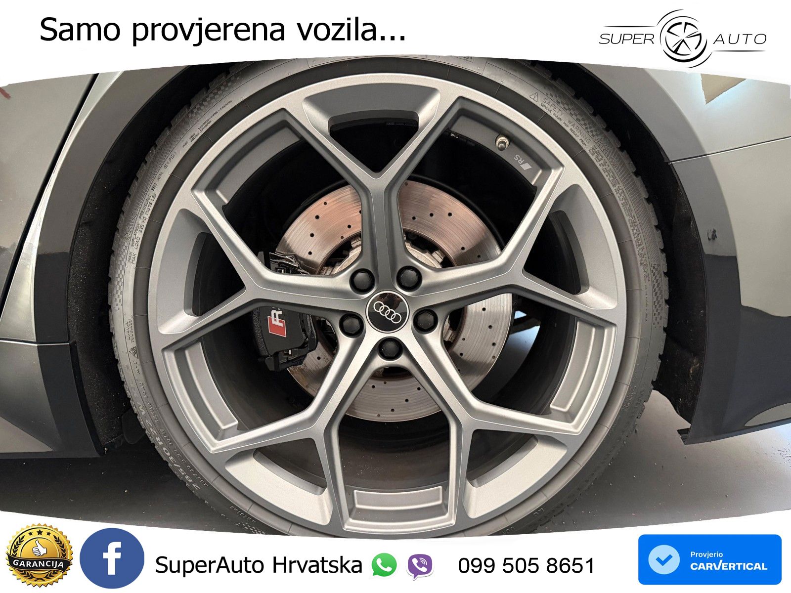 Audi RS6 Avant 4.0 TFSI V8 performance (630 KS)  quattro tiptronic ZRAČNI+ACC+GR SJED+KAM+PANO