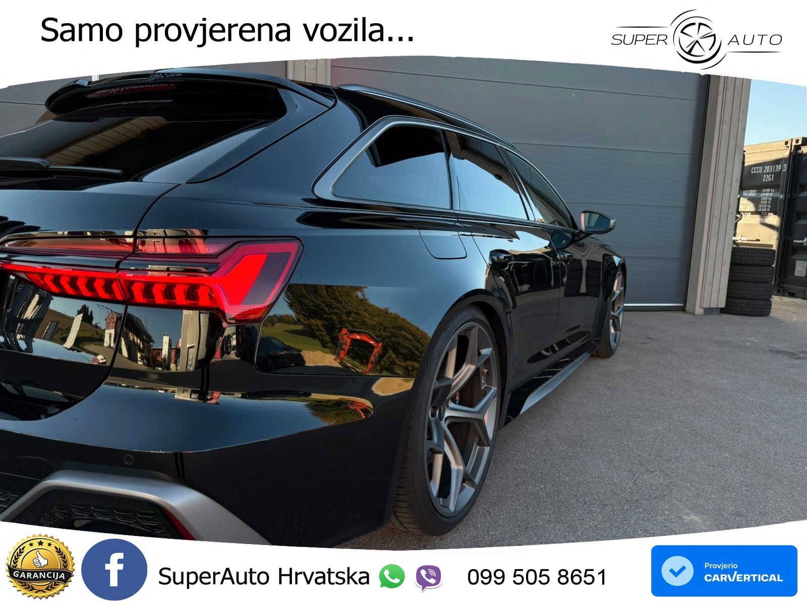 Audi RS6 Avant 4.0 TFSI V8 performance (630 KS)  quattro tiptronic ZRAČNI+ACC+GR SJED+KAM+PANO