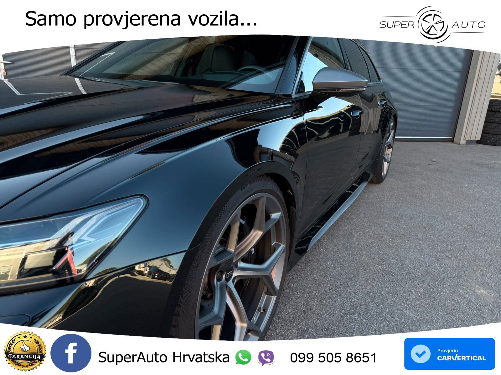 Audi RS6 Avant 4.0 TFSI V8 performance (630 KS)  quattro tiptronic ZRAČNI+ACC+GR SJED+KAM+PANO