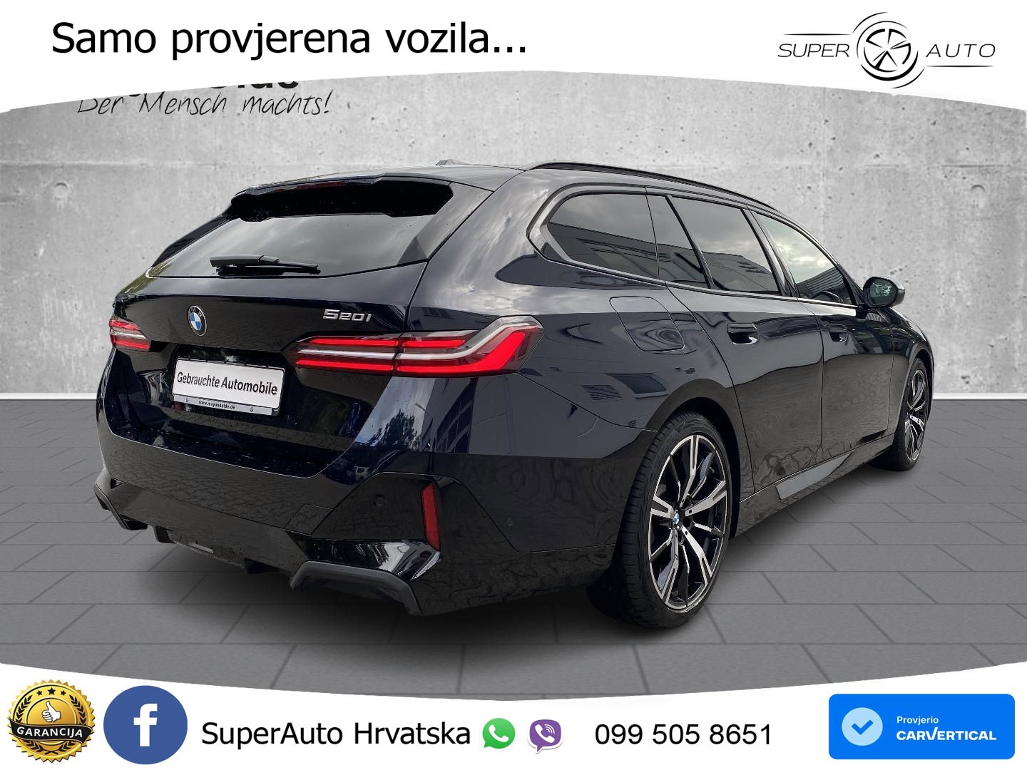 BMW 520i Touring (208 KS) Steptronic M Sport LED+GR SJED+ACC