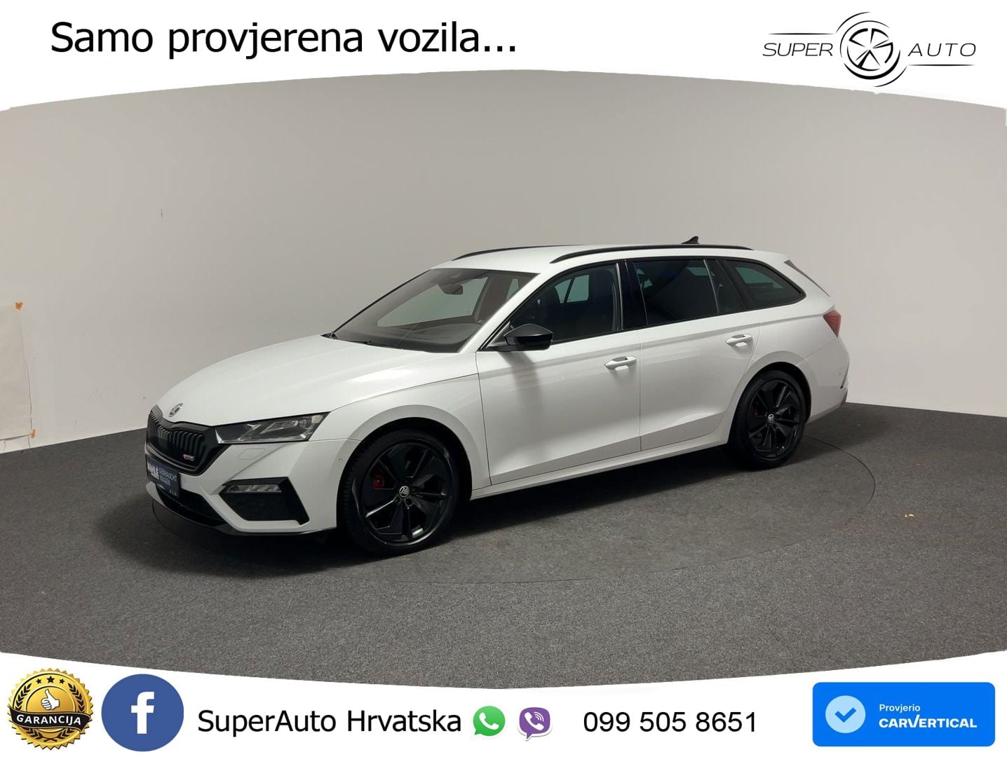 Škoda Octavia Combi RS 2.0 TDI (200 KS) DSG LED+GR SJED+ACC